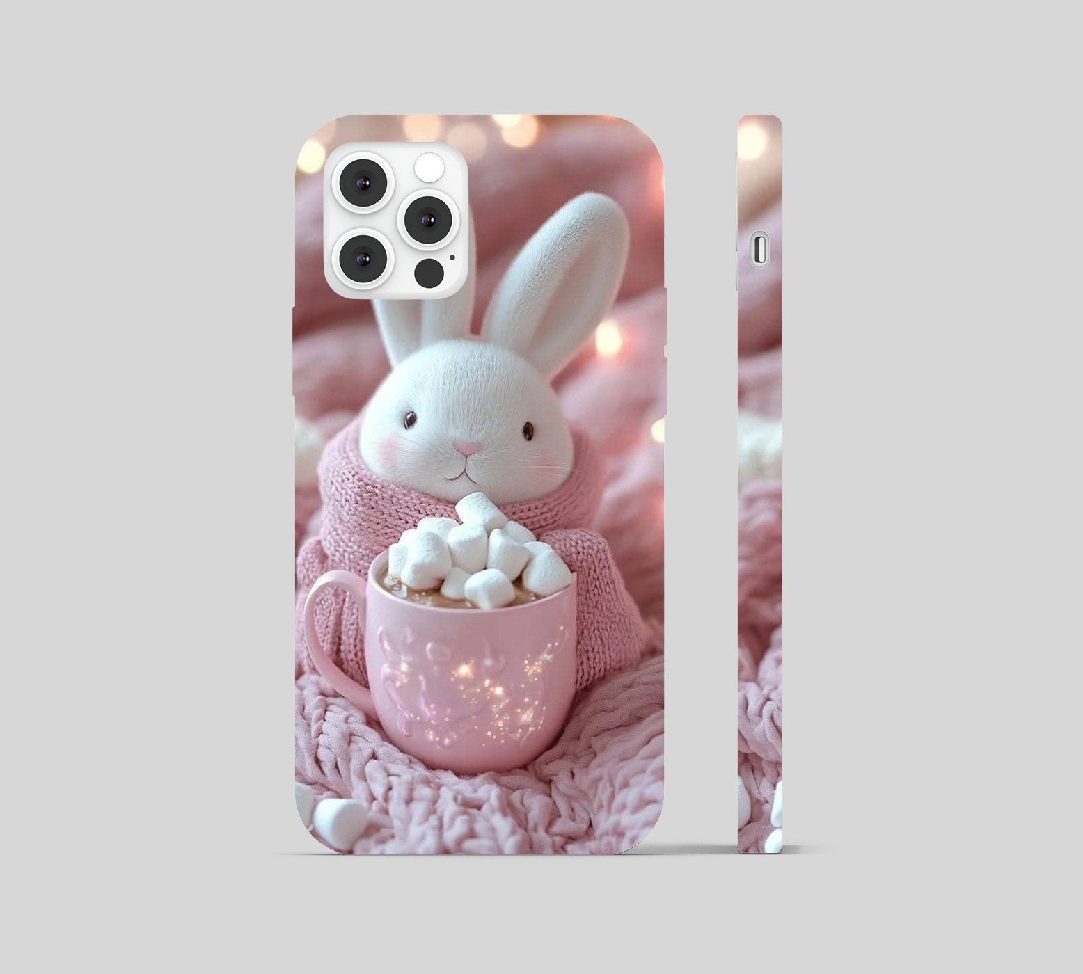 Cute Rabbit Theme Phone Cover