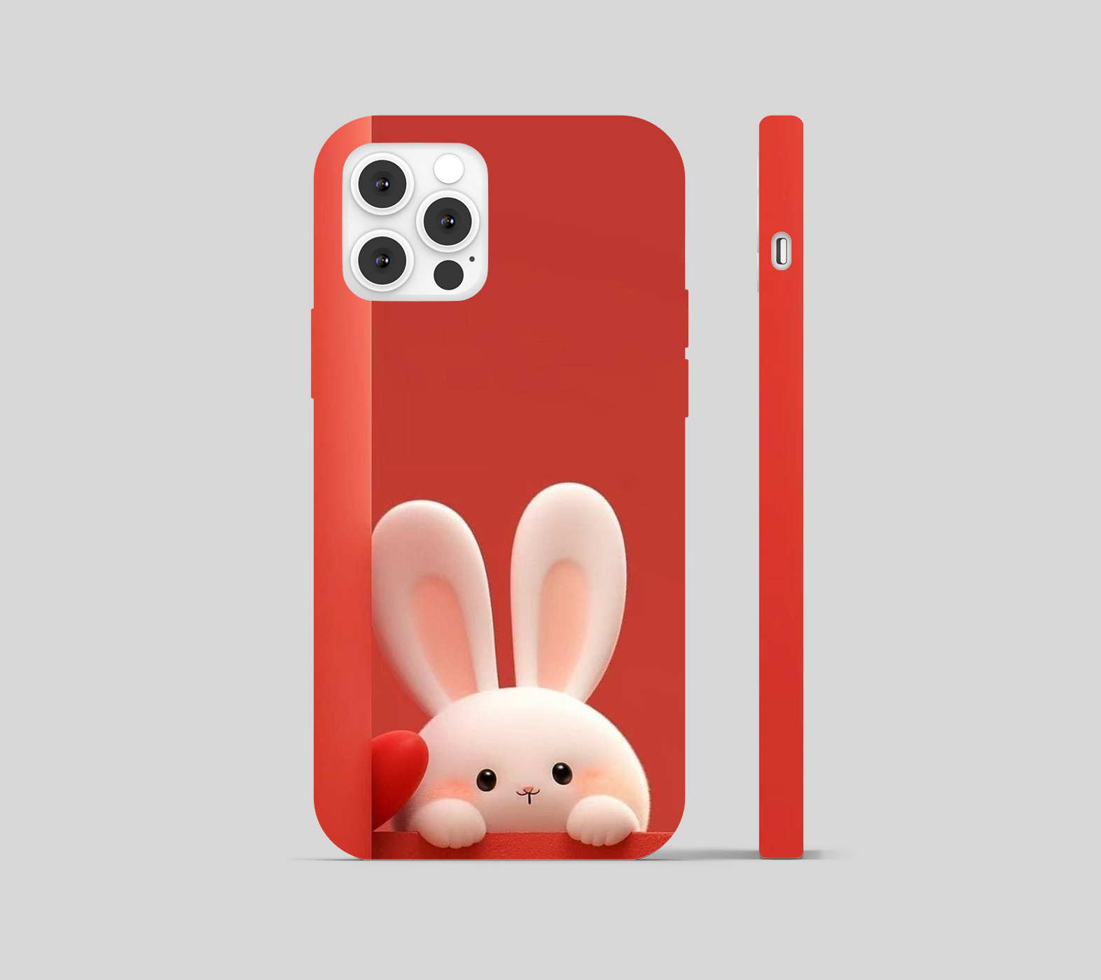 Cute Rabbit Theme Phone Cover