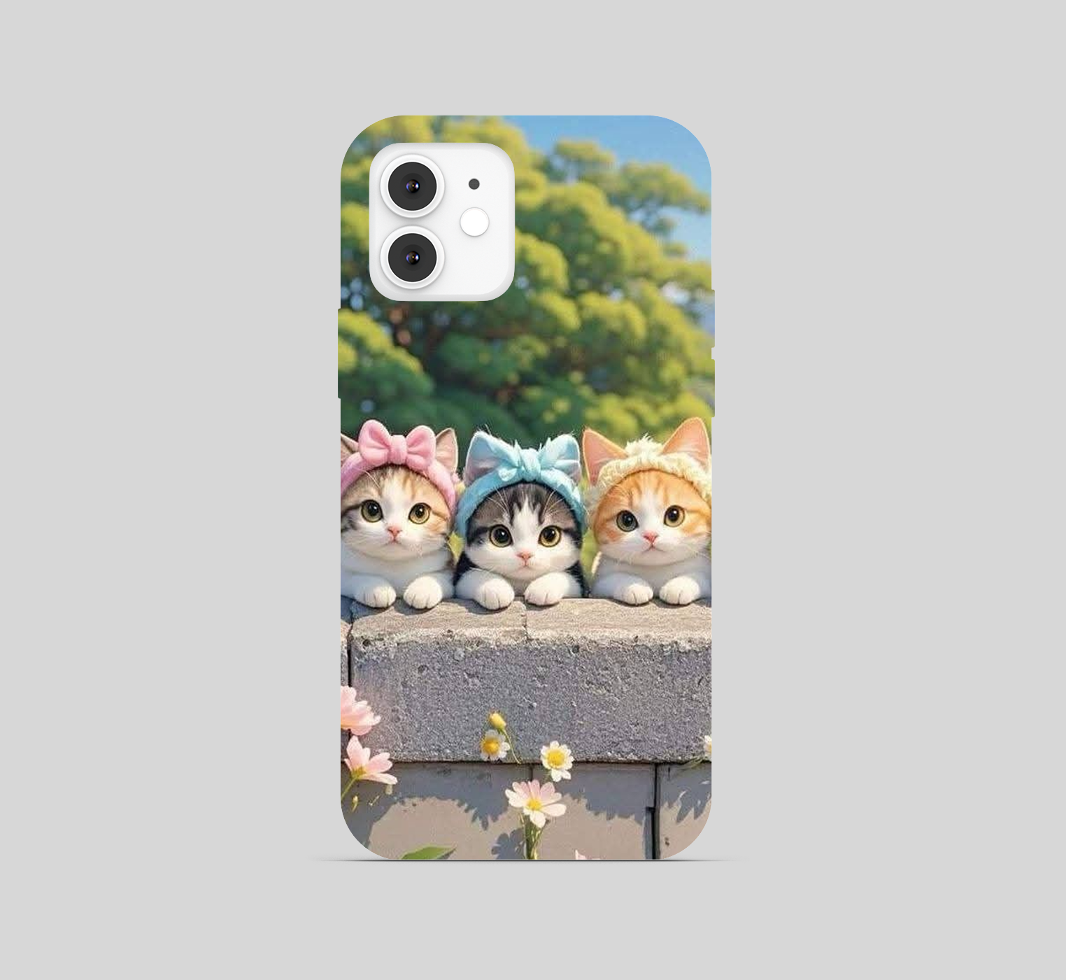 Cute Cat Theme Phone Cover