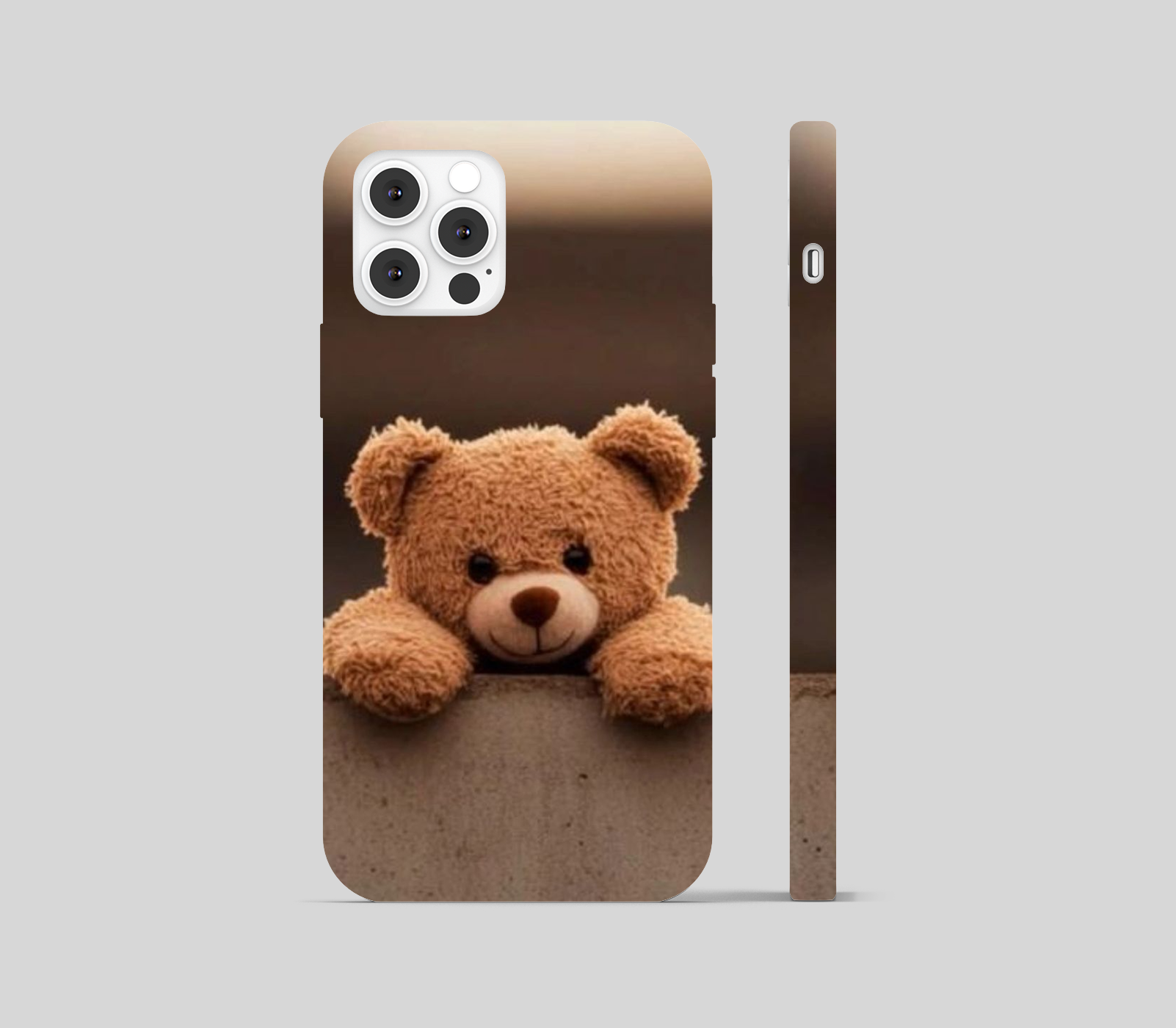 Cute Teddy Theme Phone Cover