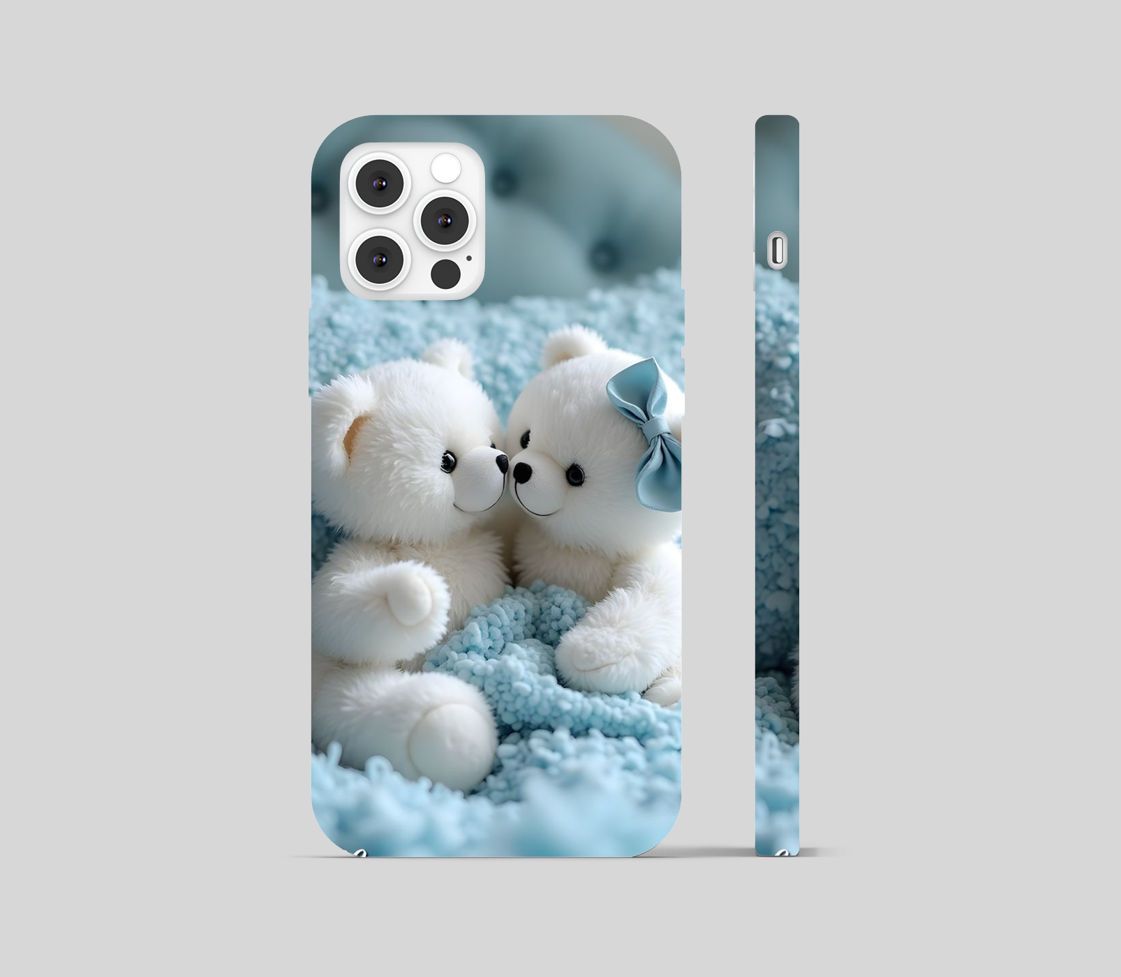 Cute Teddy Theme Phone Cover