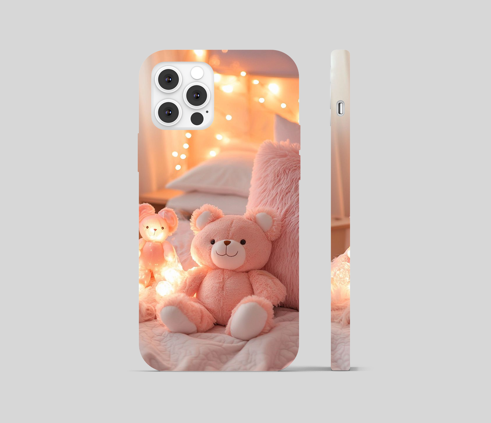 Cute Teddy Theme Phone Cover