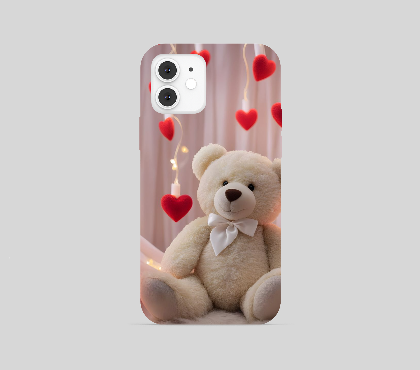 Cute Teddy Theme Phone Cover