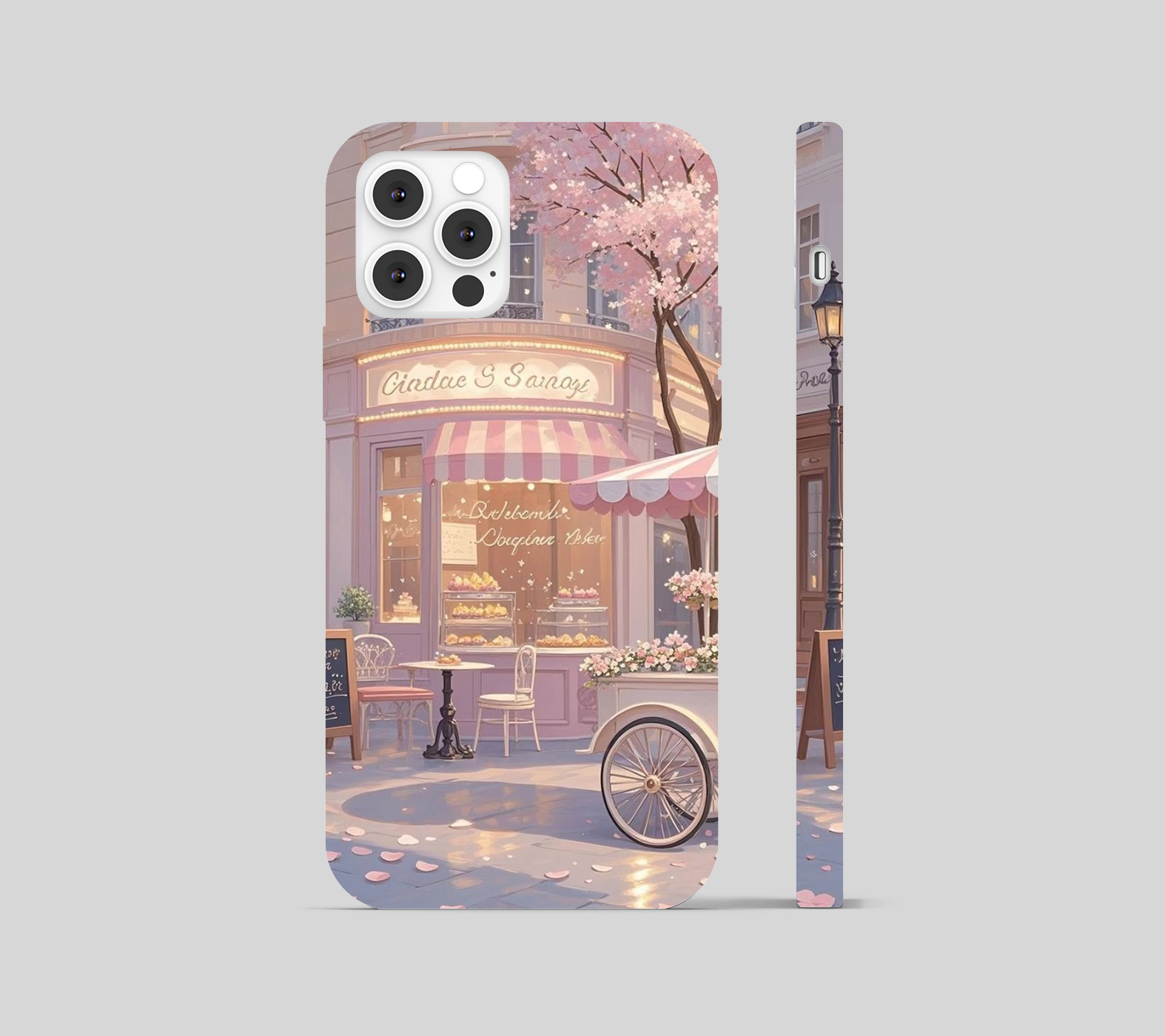 Cute Girls Pink Collage Theme Phone Cover