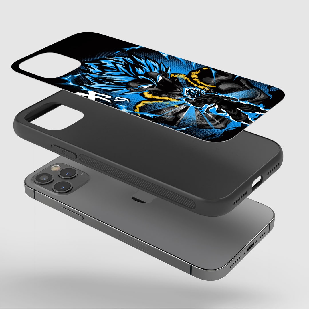 Gogeta Blue Silicone Armored Phone Case