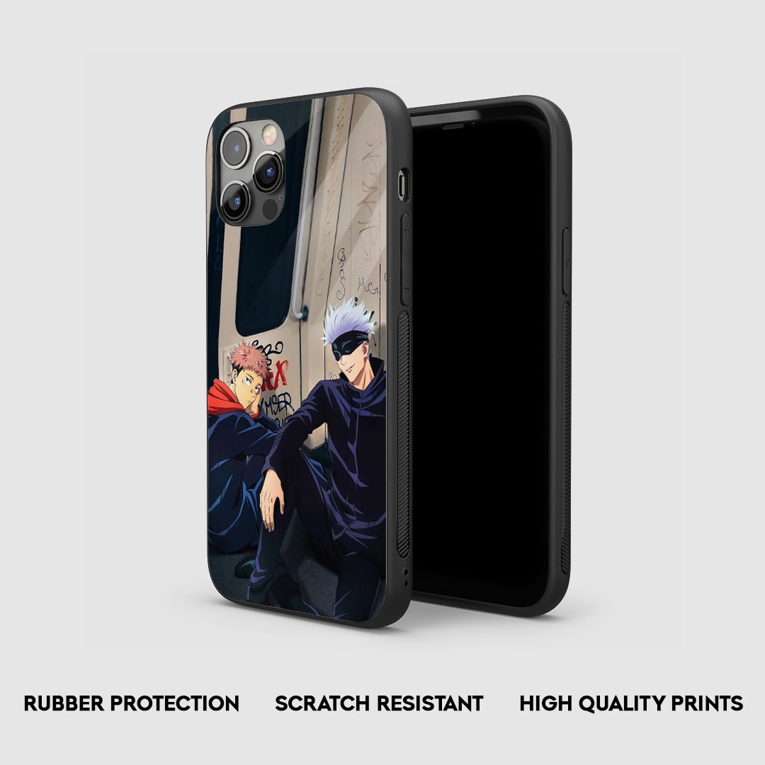 Gojo Yuji Silicone Armored Phone Case