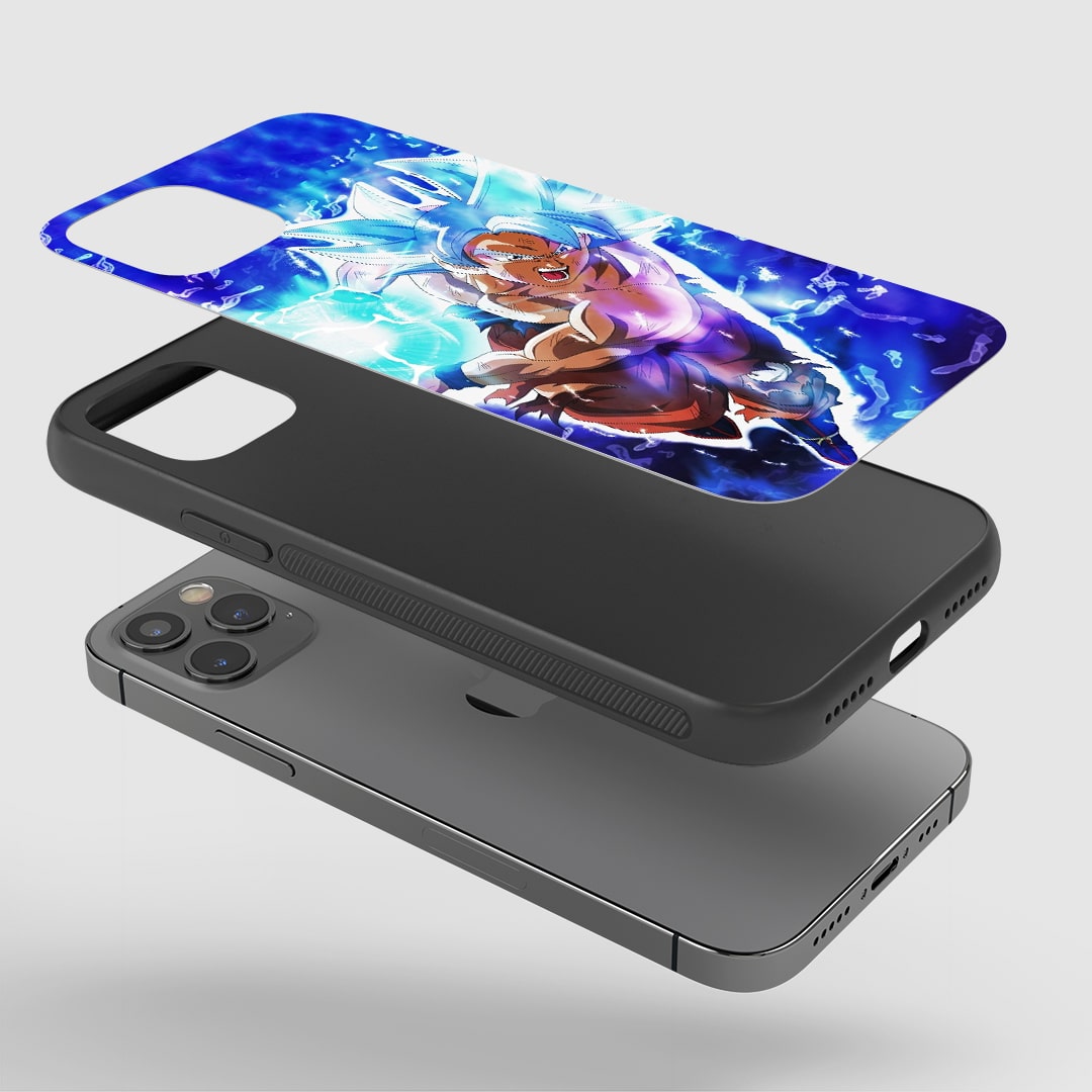 Goku Blue Kaioken Silicone Armored Phone Case