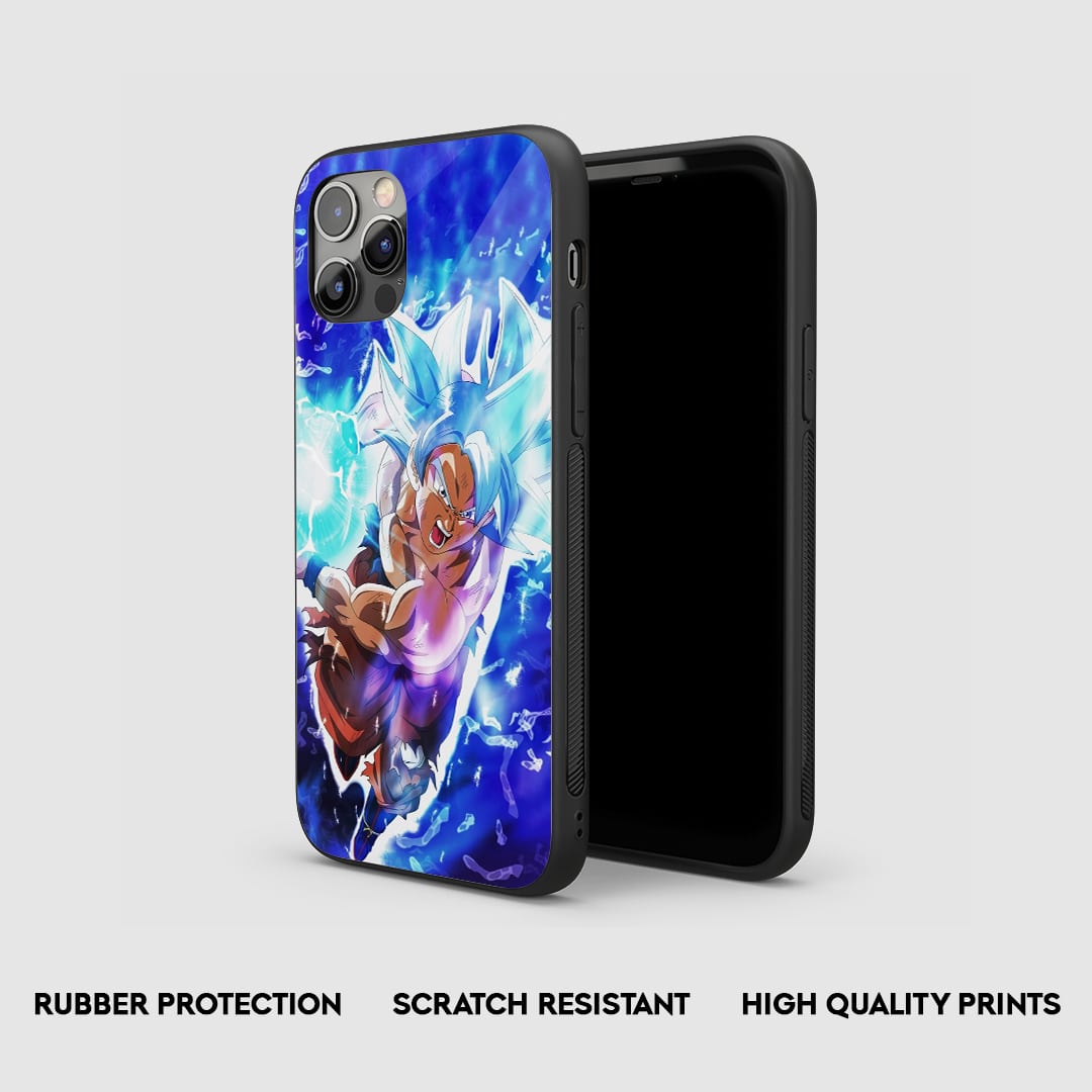 Goku Blue Kaioken Silicone Armored Phone Case