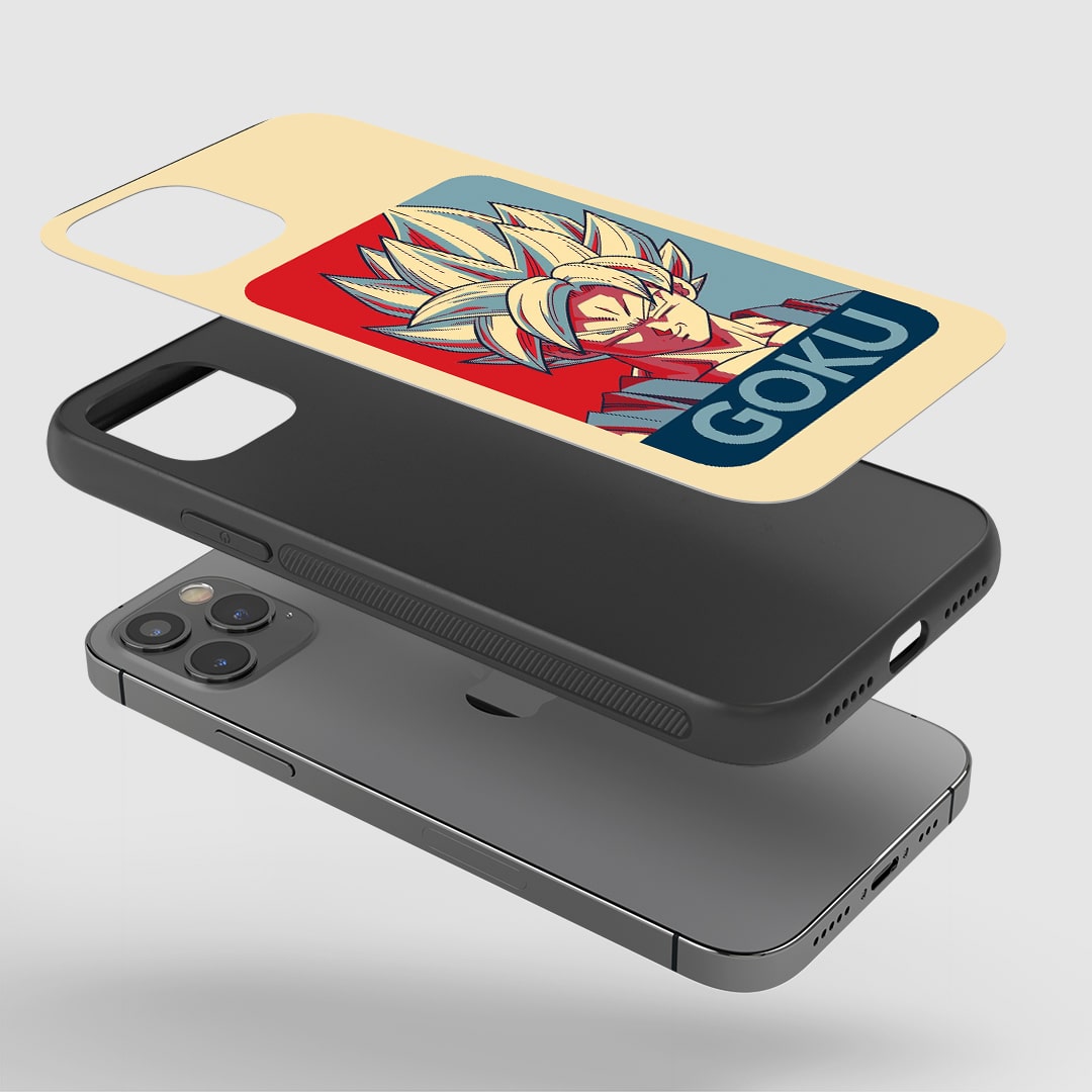 Goku Graphic Silicone Armored Phone Case