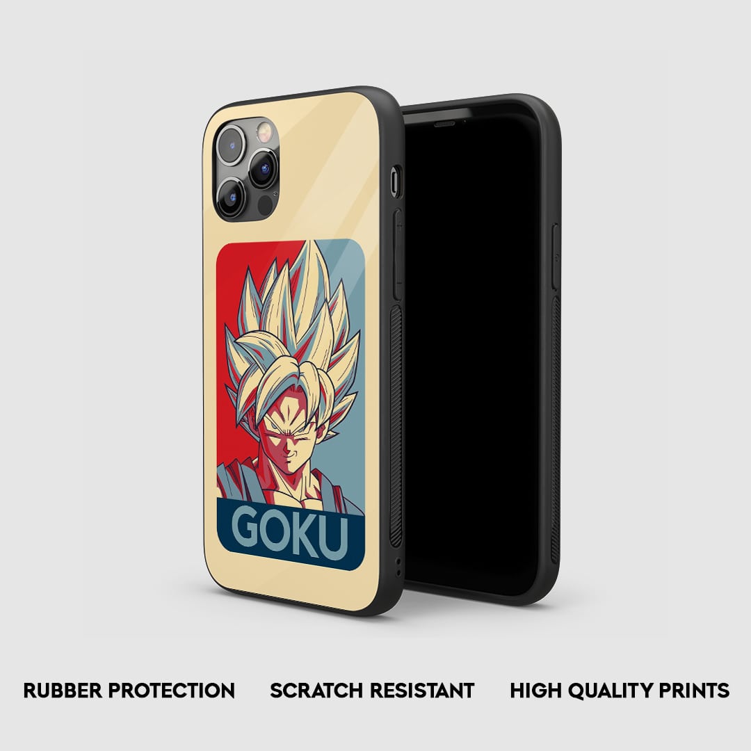 Goku Graphic Silicone Armored Phone Case