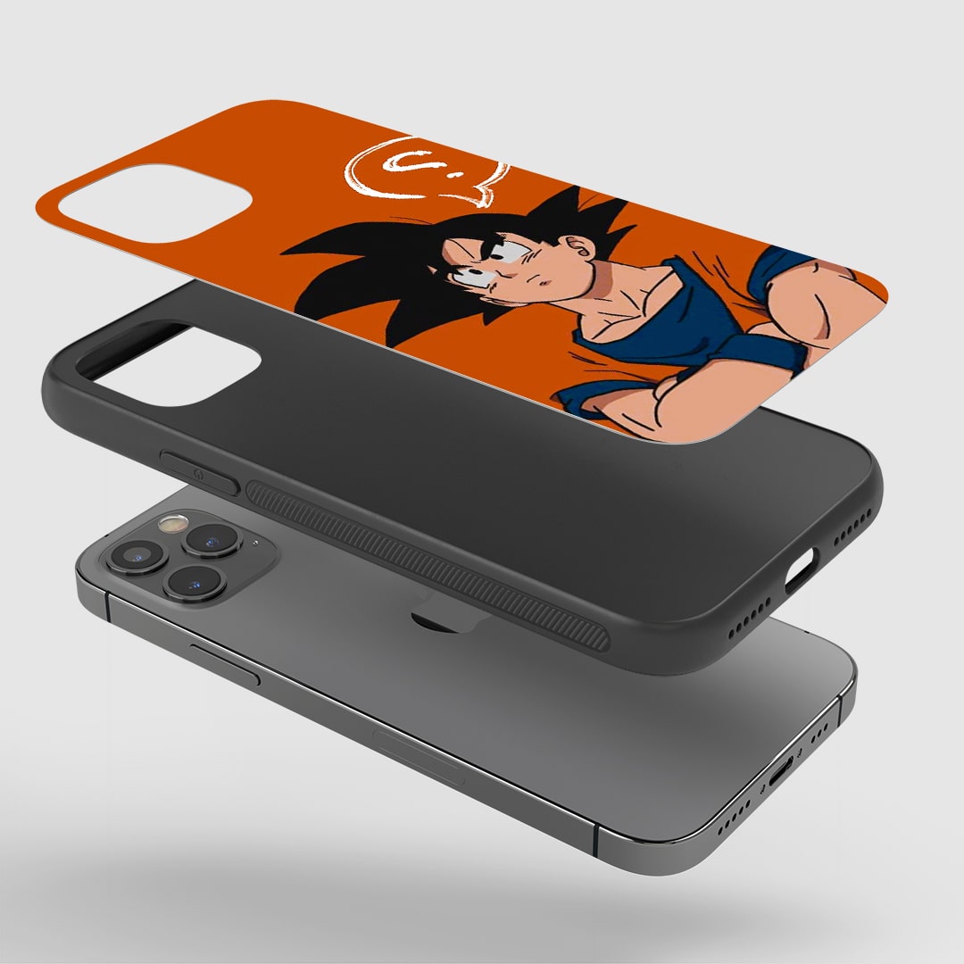 Goku Orange Silicone Armored Phone Case