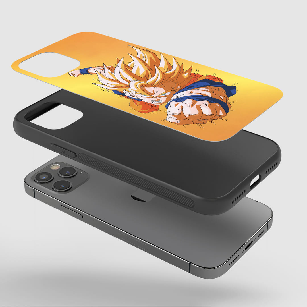 Goku Punch Silicone Armored Phone Case