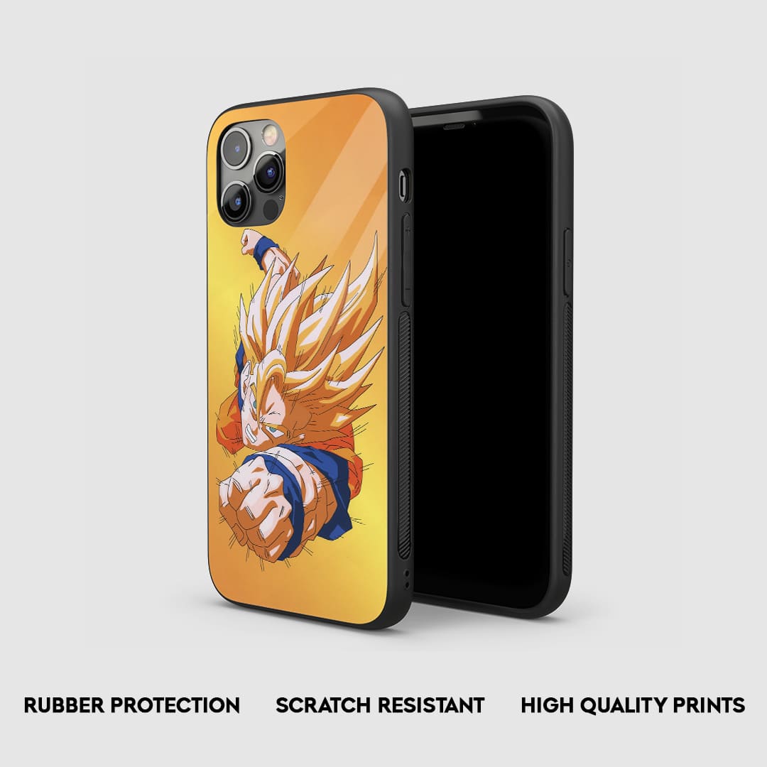 Goku Punch Silicone Armored Phone Case