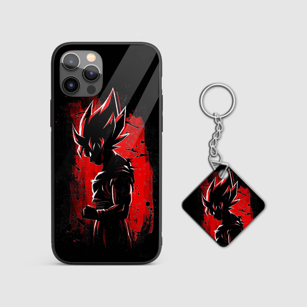 Goku Red Silicone Armored Phone Case