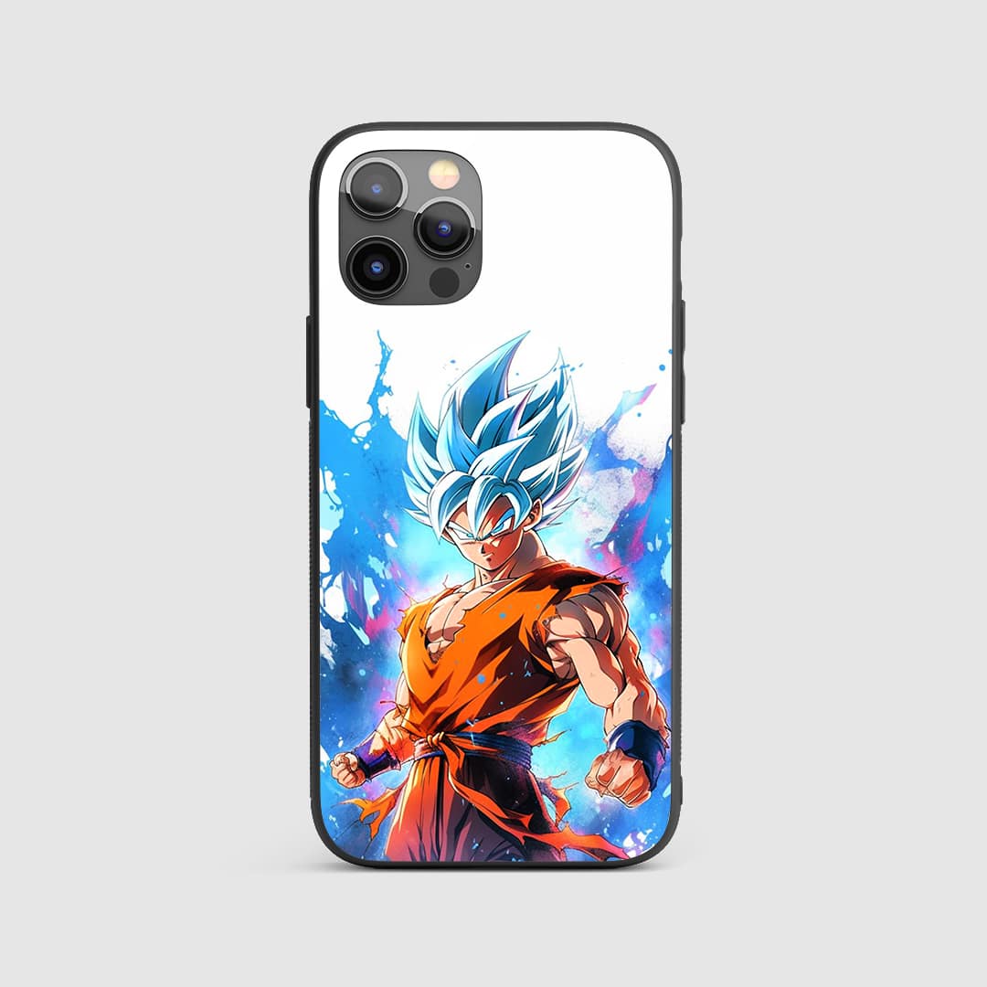 Super Saiyan Blue Silicone Armored Phone Case