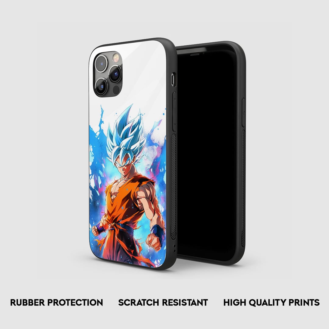 Super Saiyan Blue Silicone Armored Phone Case