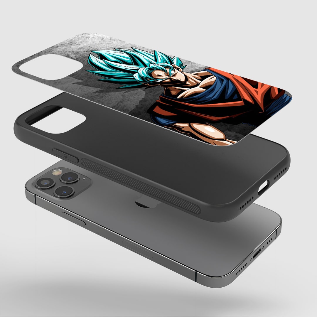 Goku Grey Silicone Armored Phone Case