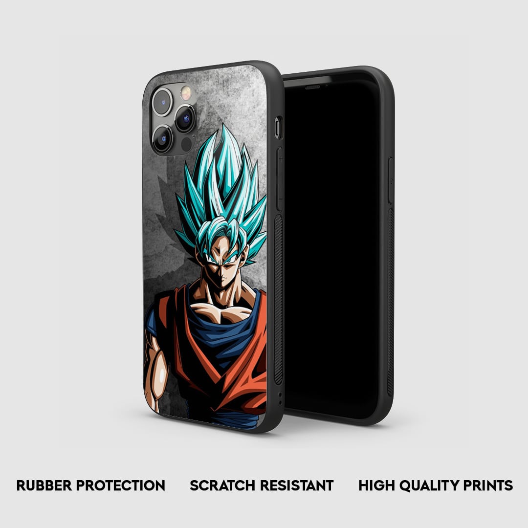 Goku Grey Silicone Armored Phone Case