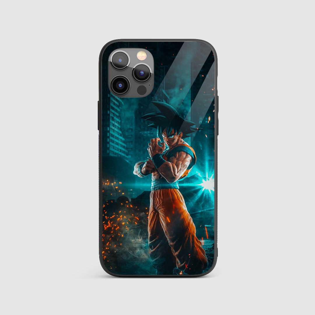 Goku Training Silicone Armored Phone Case