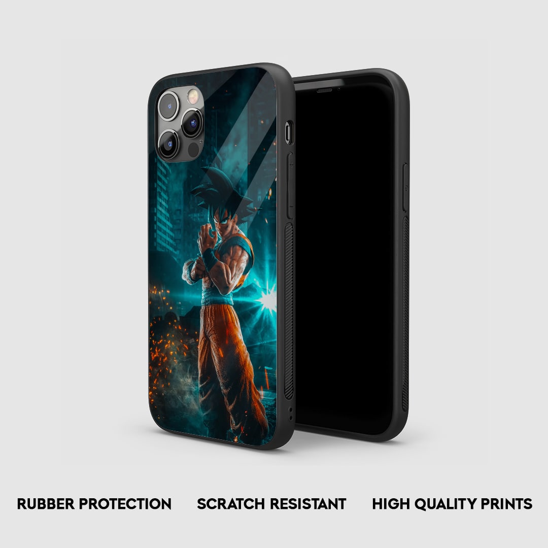 Goku Training Silicone Armored Phone Case