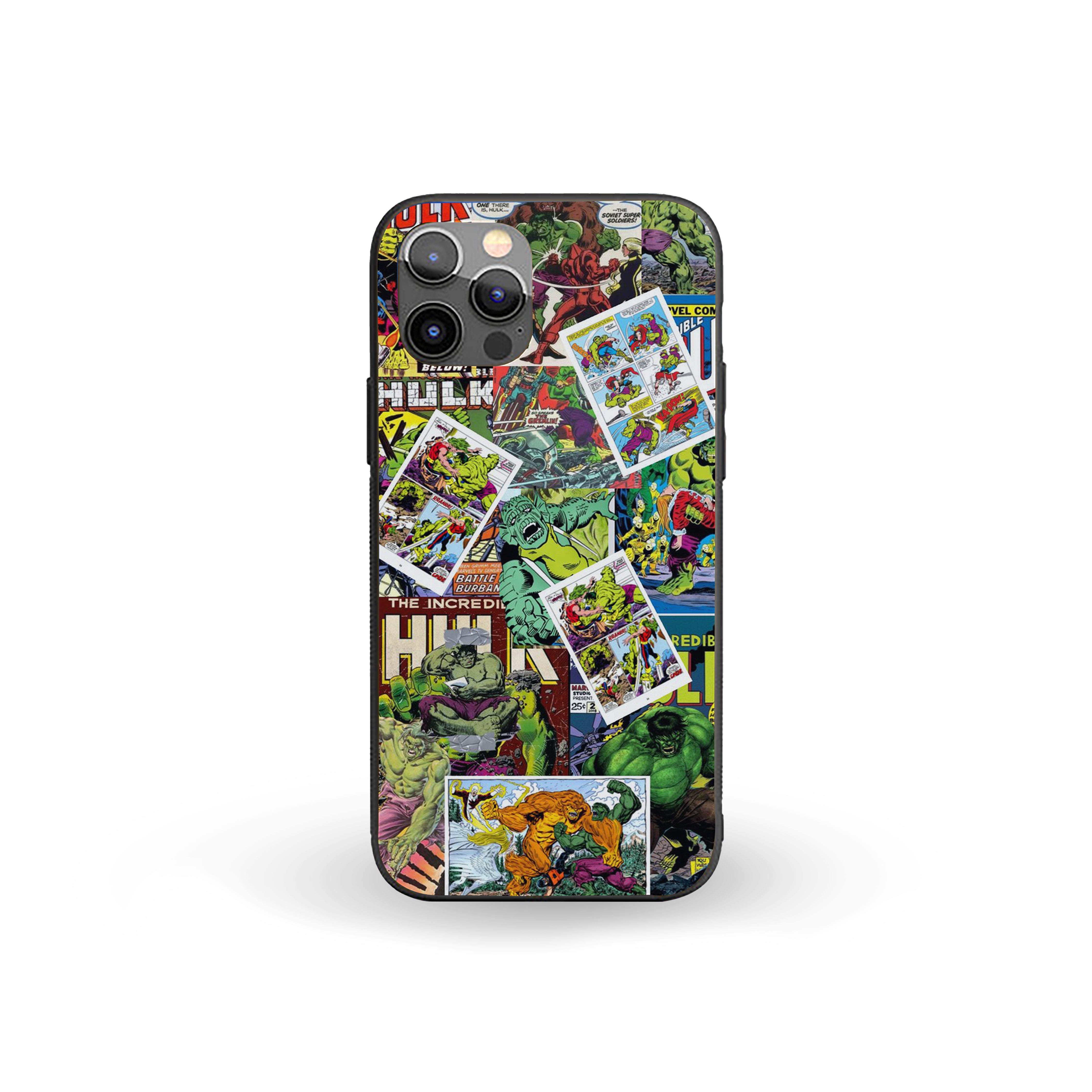 Hulk Incredible Montage Silicone Armored Phone Case
