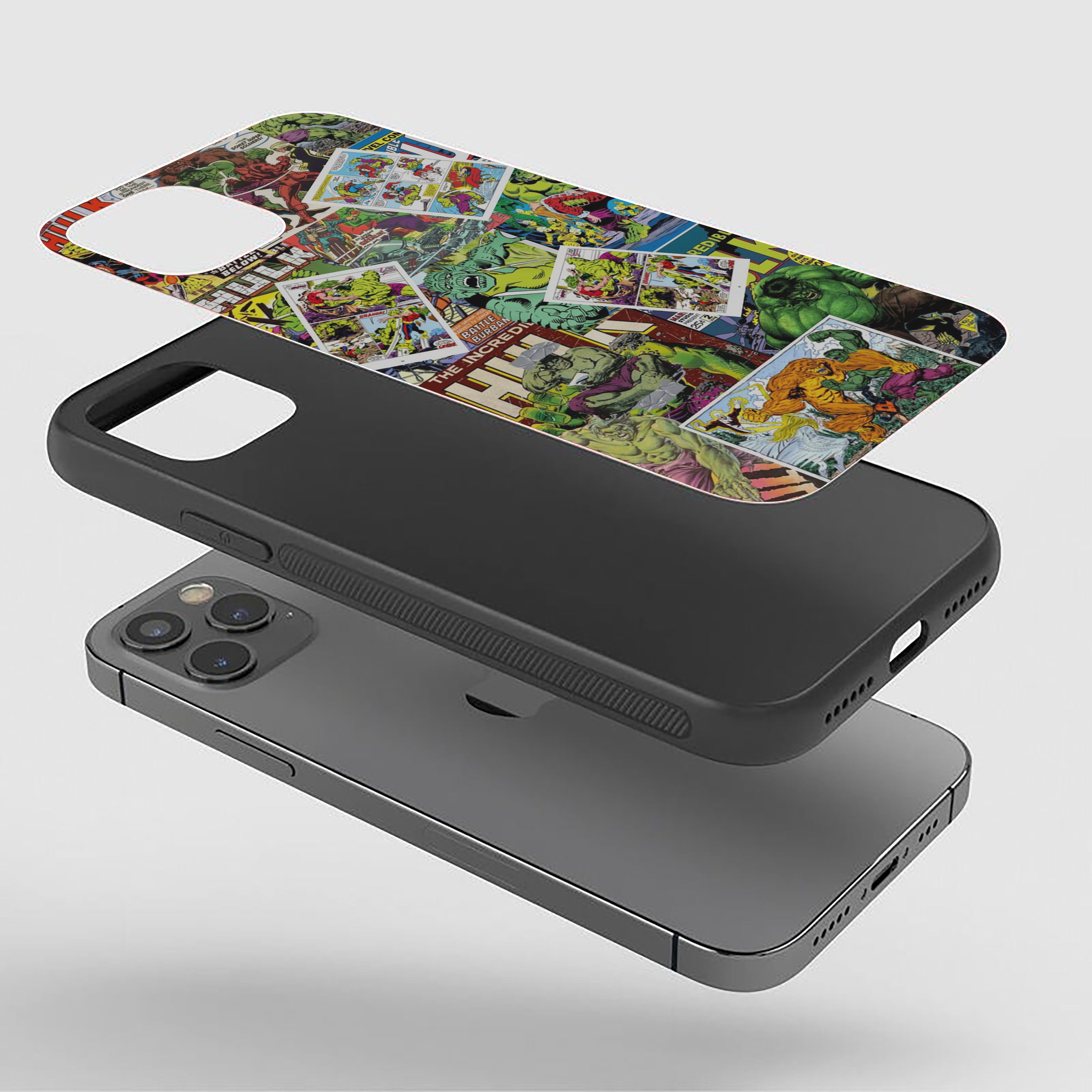 Hulk Incredible Montage Silicone Armored Phone Case