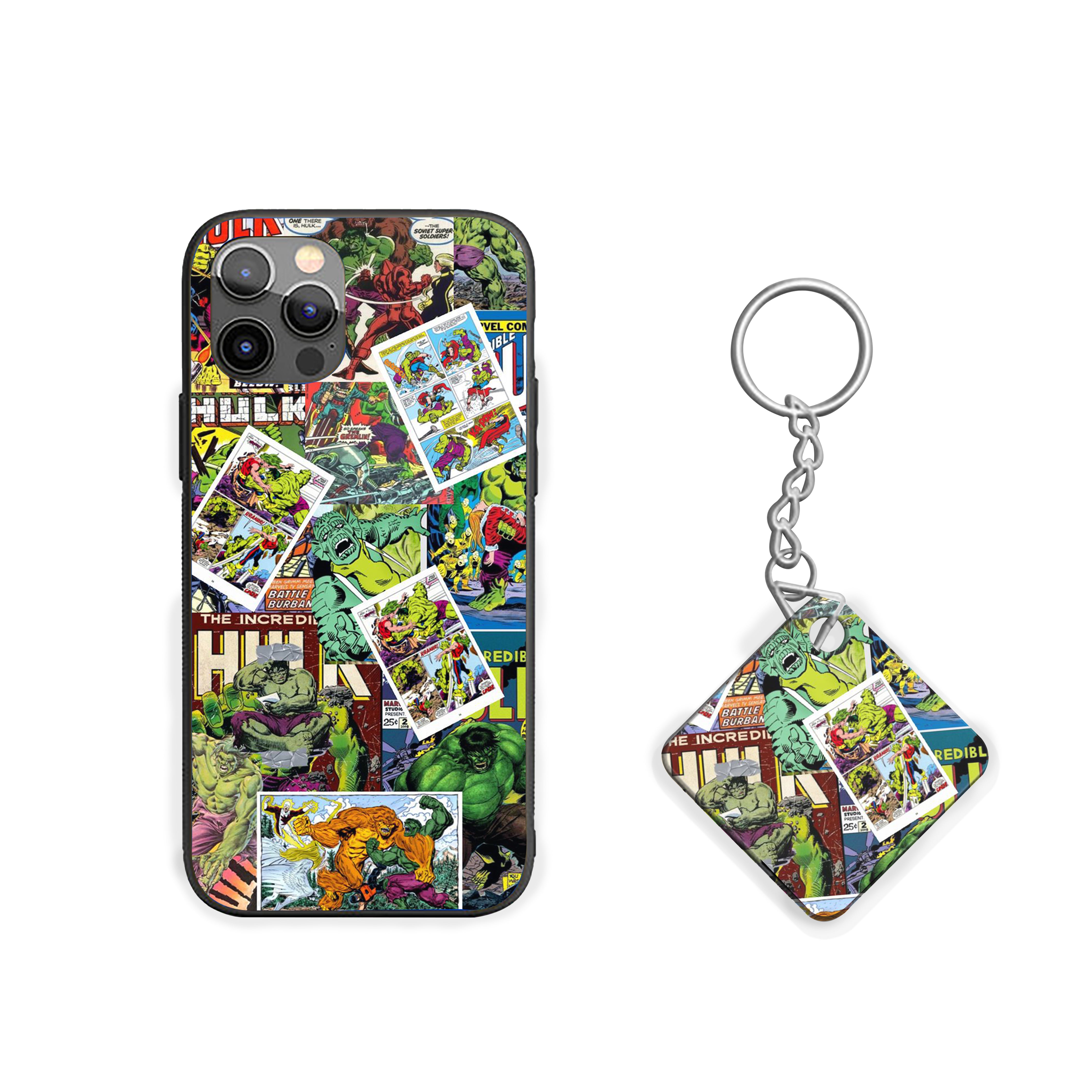 Hulk Incredible Montage Silicone Armored Phone Case