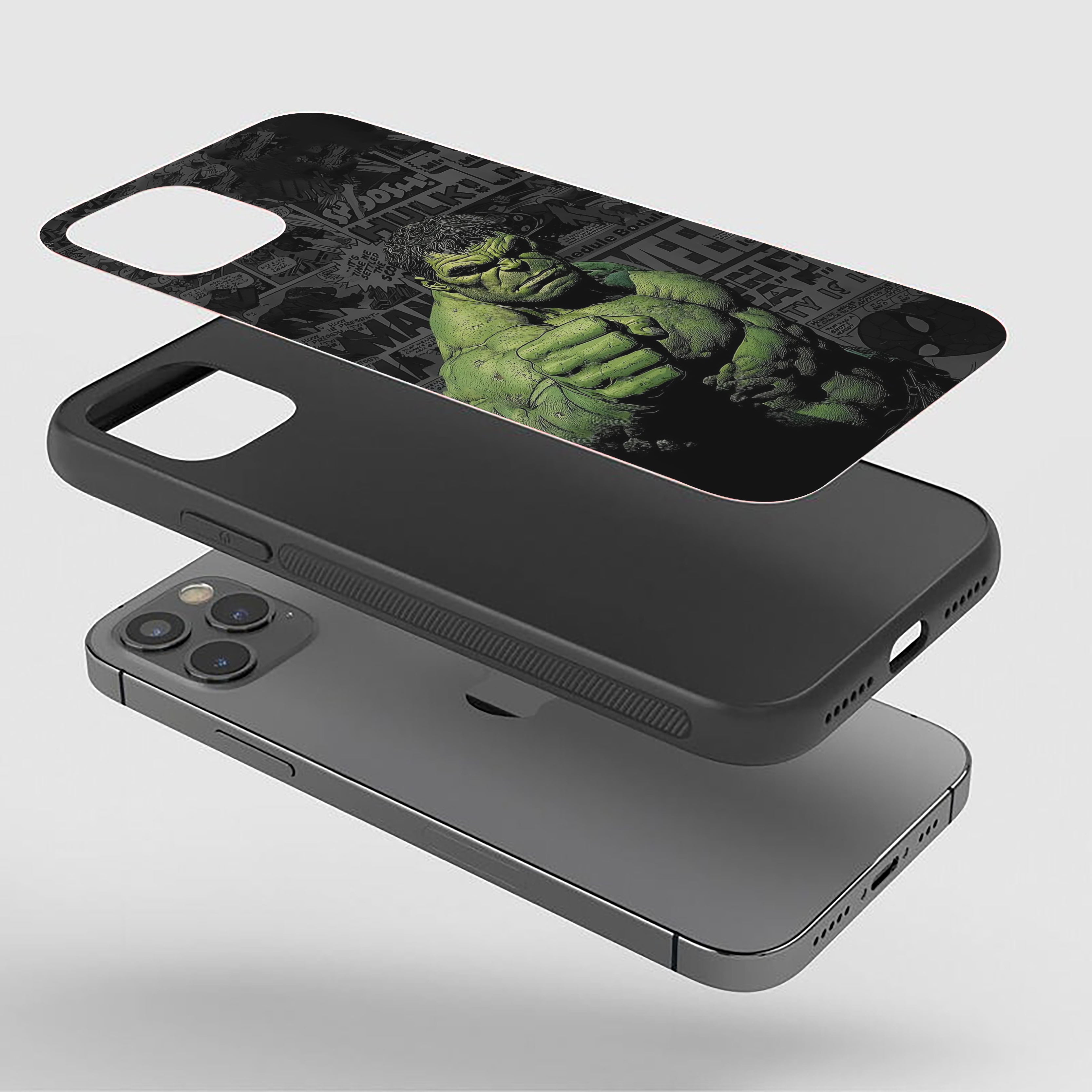 Hulk Gamma Calm Silicone Armored Phone Case