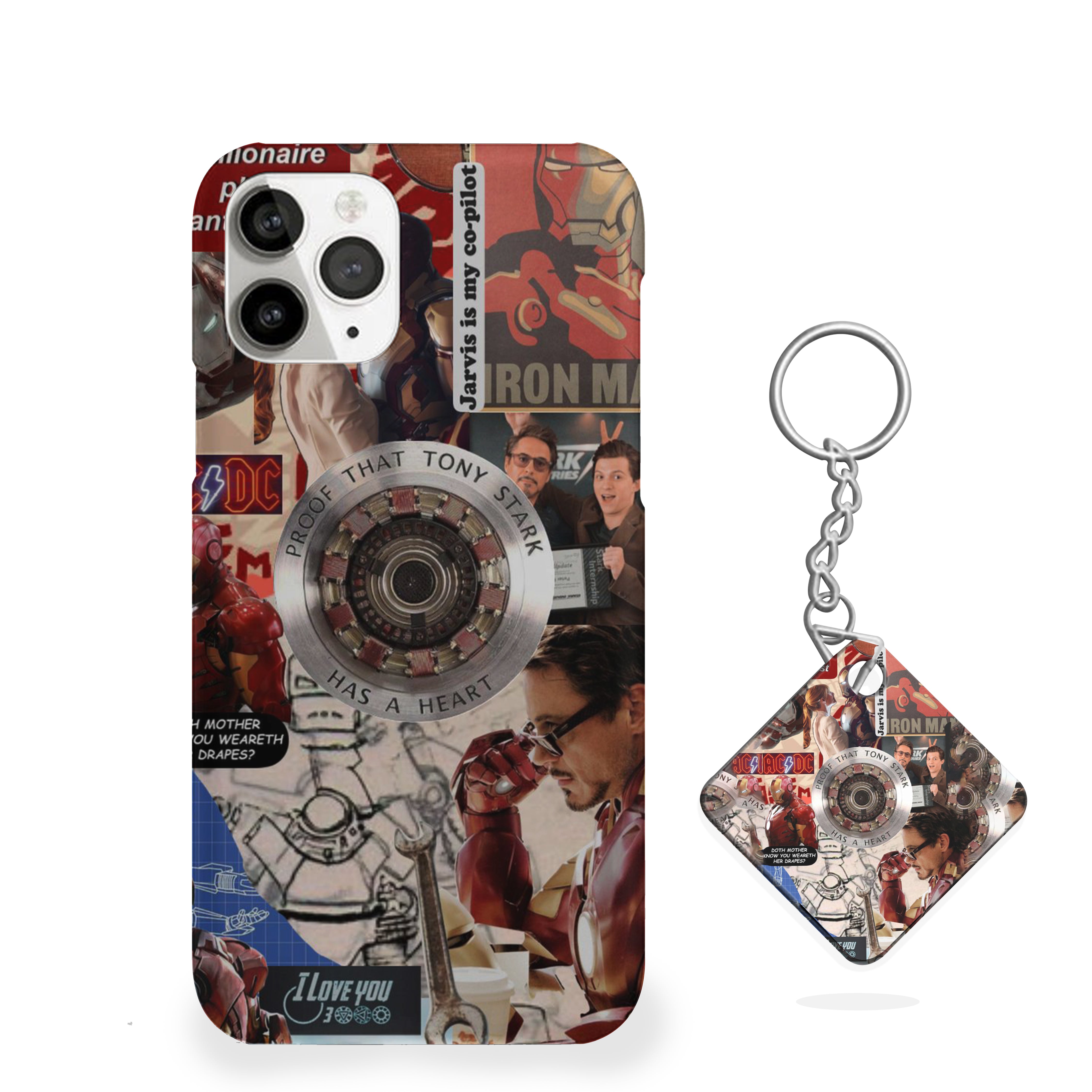 Heart of Iron ,Iron Man Phone Cover