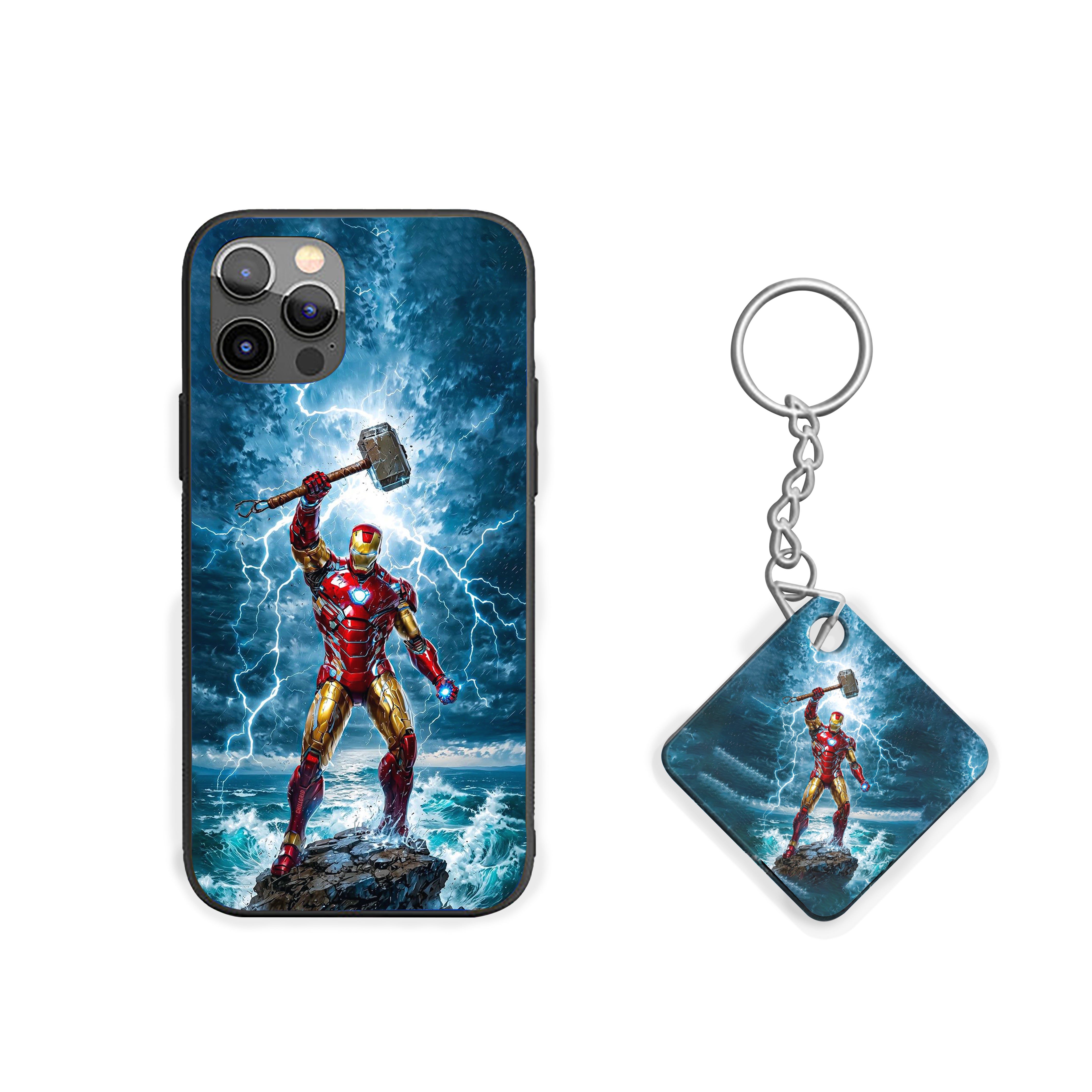 Worthy Armor Iron Man Silicone Armored Phone Case