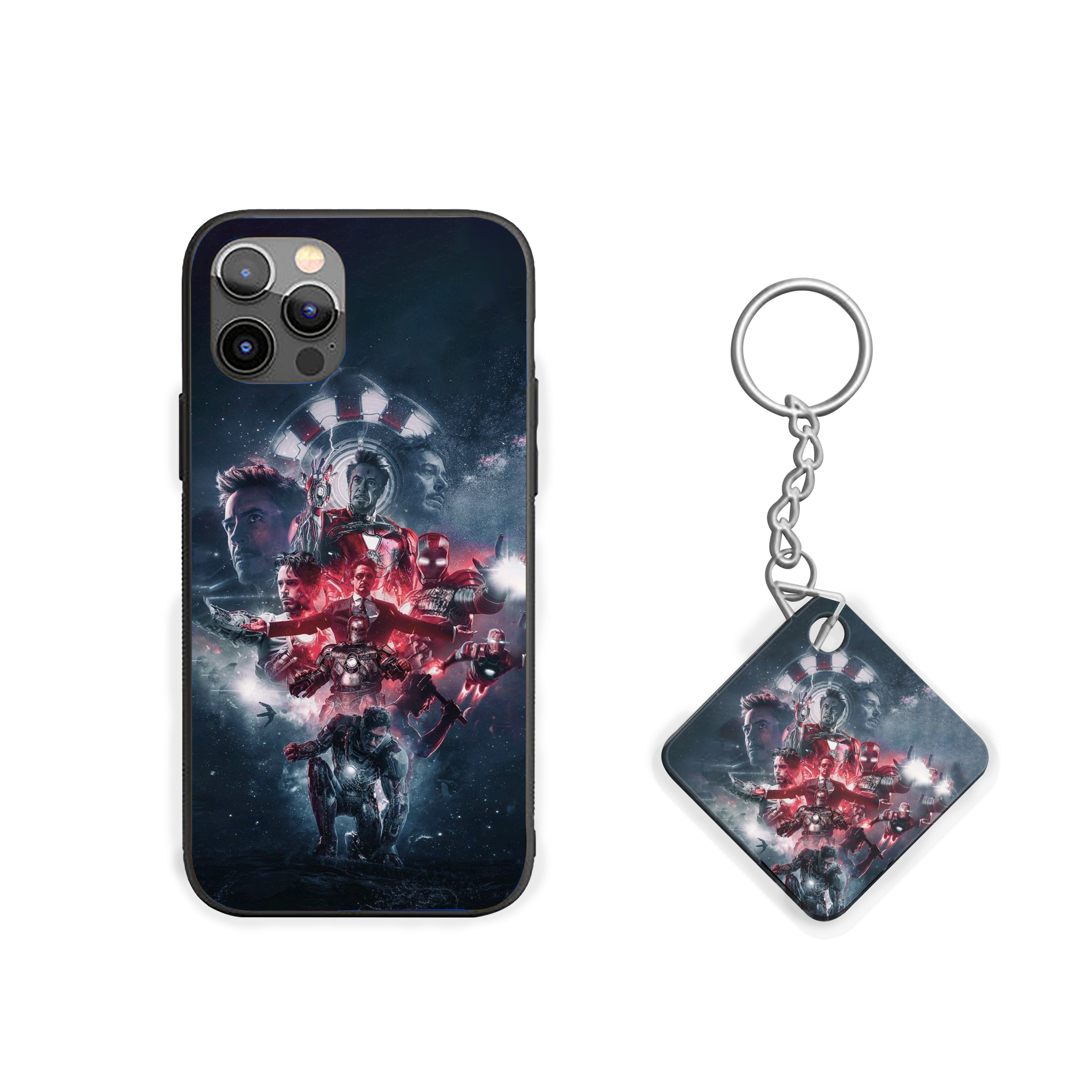 Legends Collide Iron Man Silicone Armored Phone Case