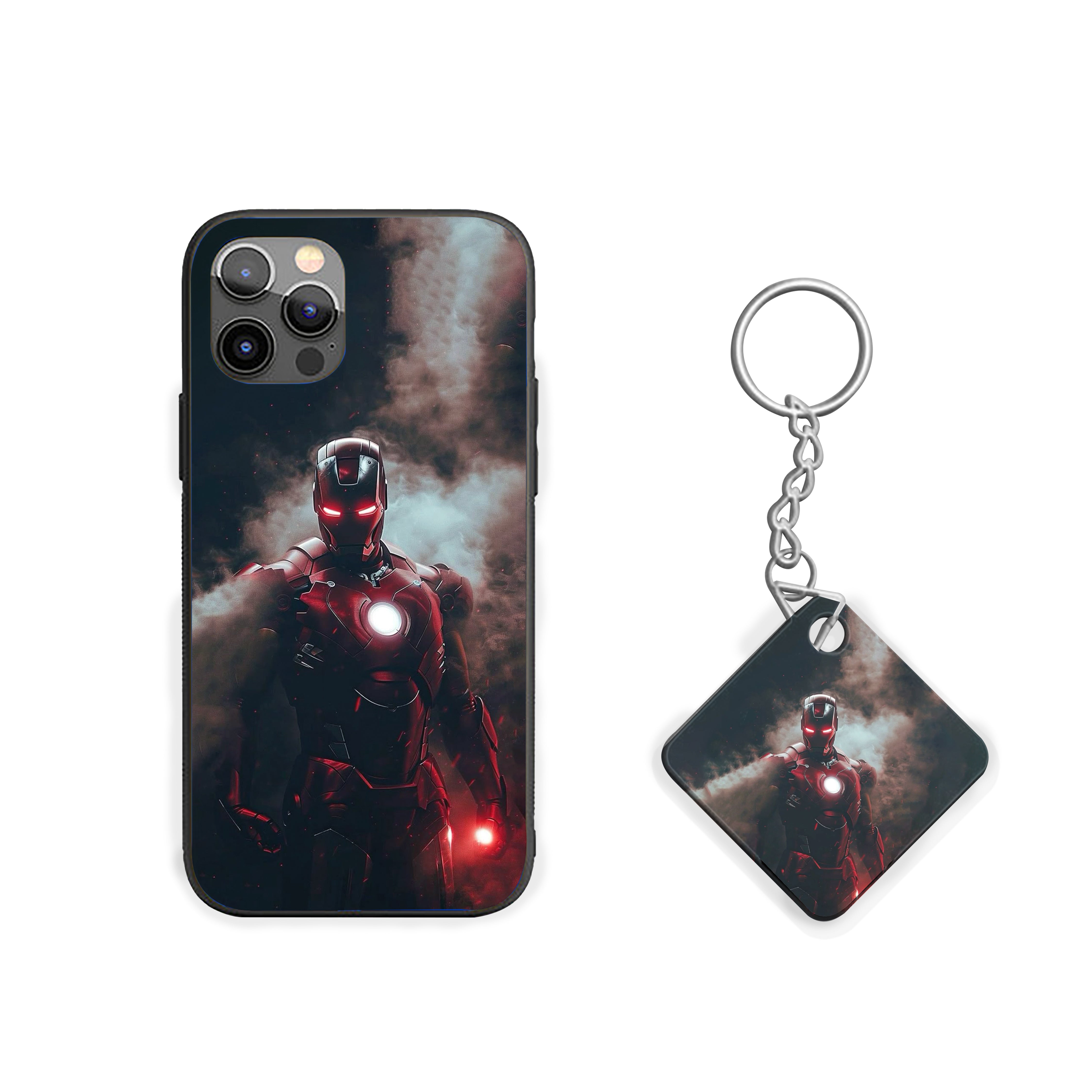 Iron Eclipse Iron Man Silicone Armored Phone Case