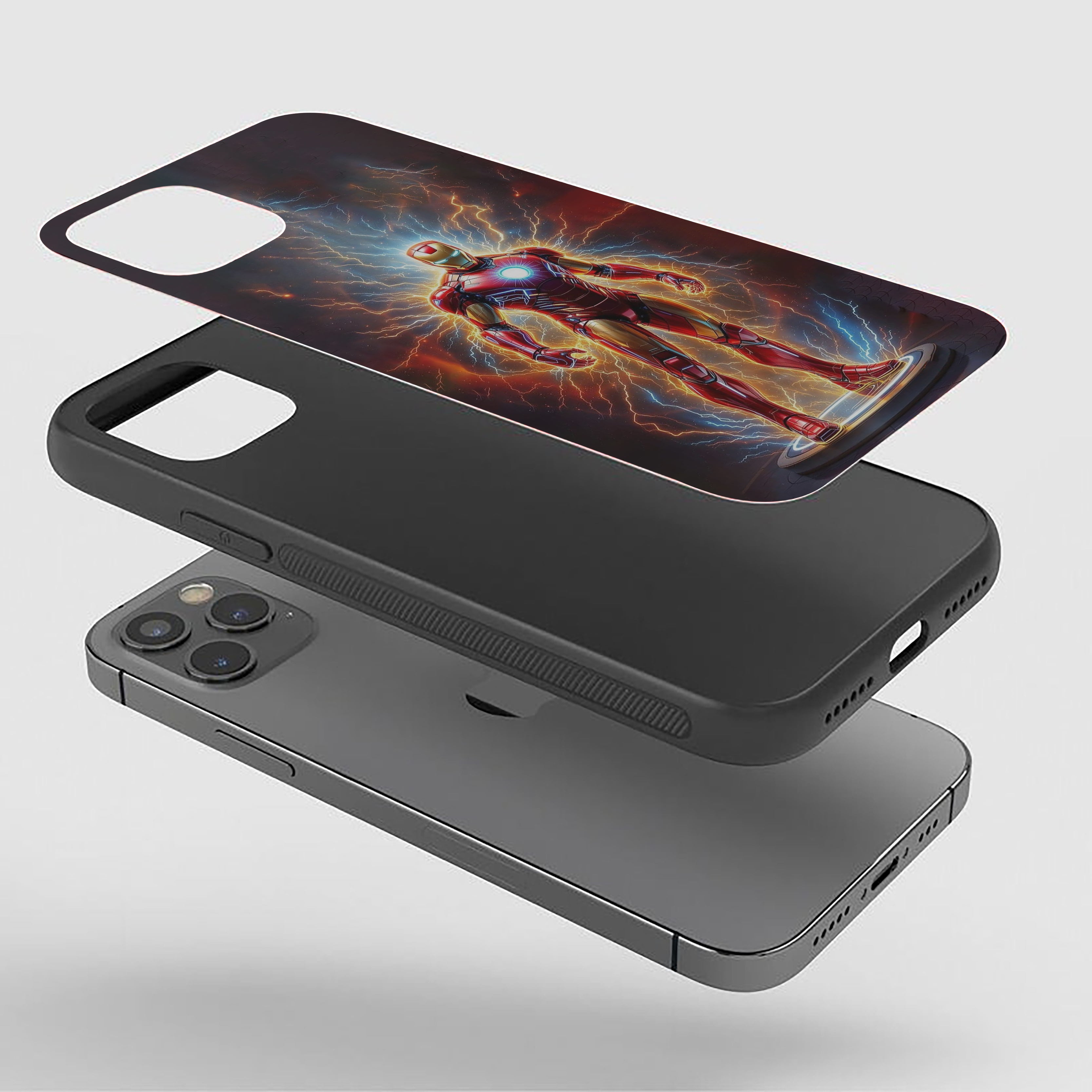 Iron Icon Iron Man Silicone Armored Phone Case