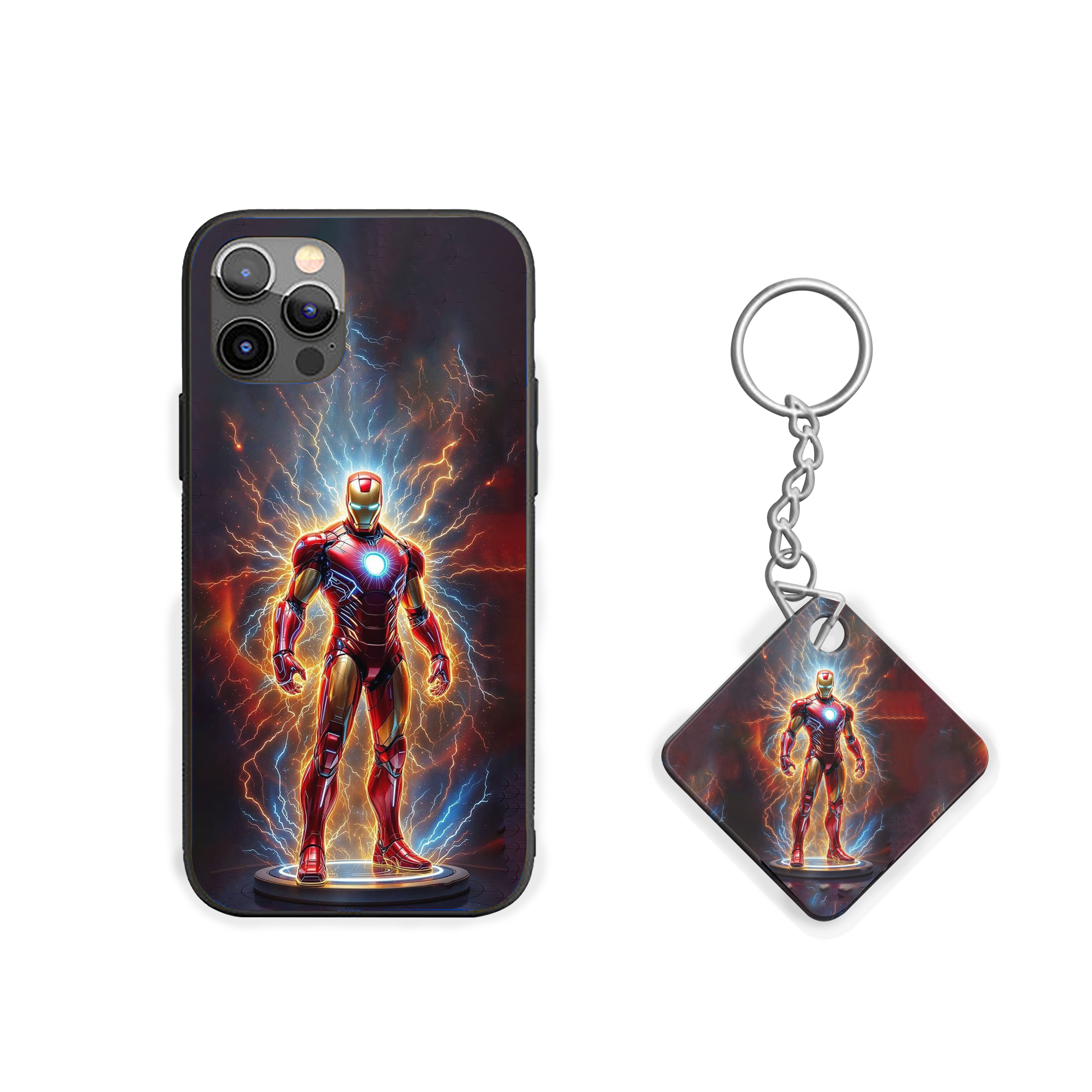 Iron Icon Iron Man Silicone Armored Phone Case