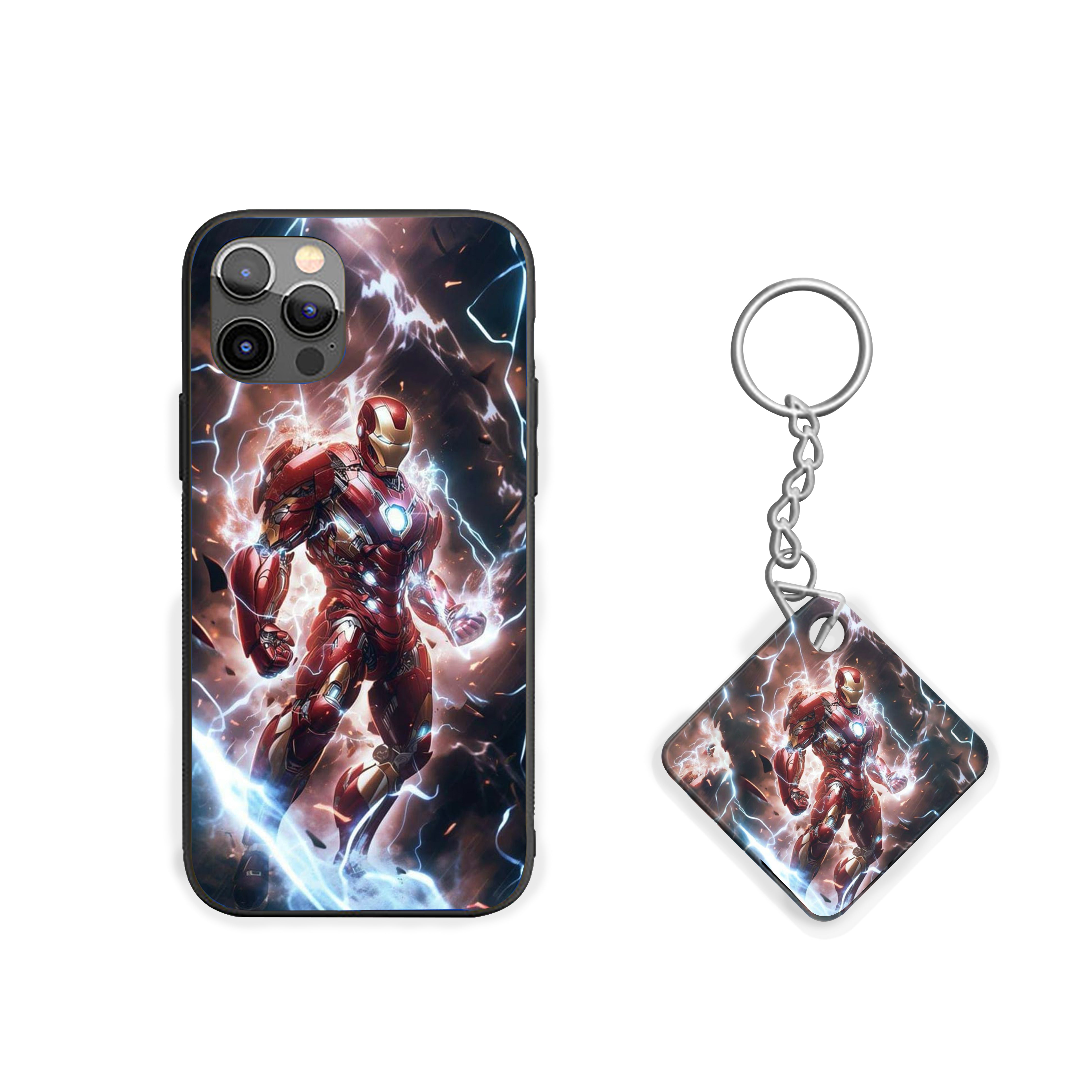 Retro Reactor Iron Man Silicone Armored Phone Case