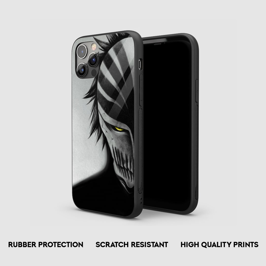 Ichigo Hollow Mask Graphic Silicone Armored Phone Case