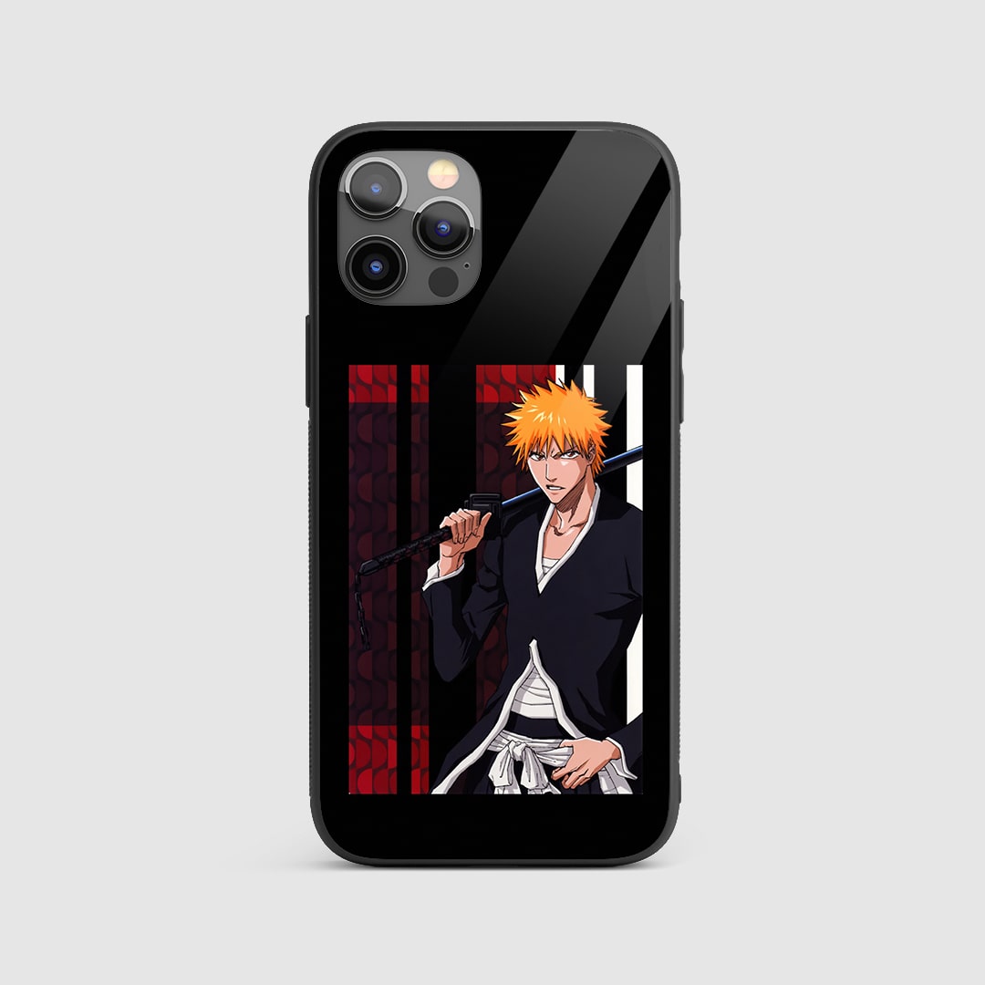 Ichigo Black Silicone Armored Phone Case