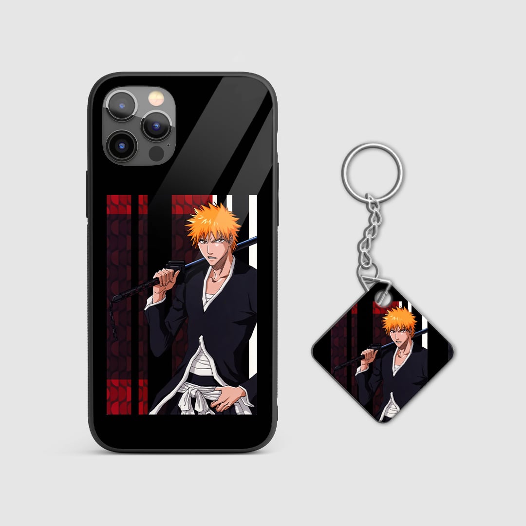 Ichigo Black Silicone Armored Phone Case