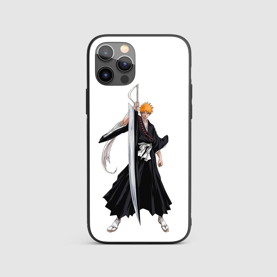 Ichigo White Silicone Armored Phone Case