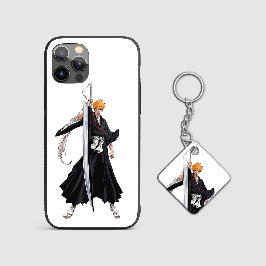 Ichigo White Silicone Armored Phone Case