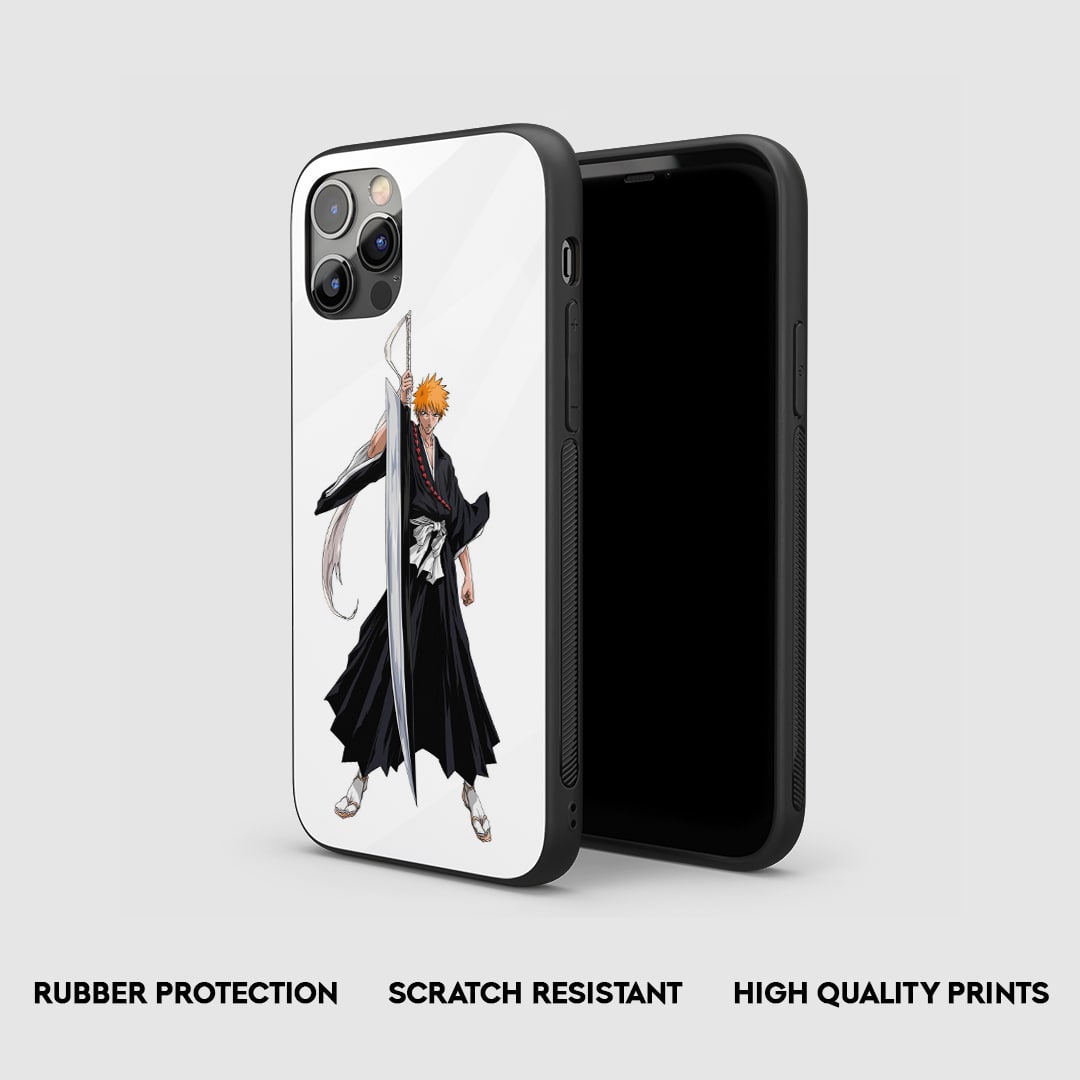 Ichigo White Silicone Armored Phone Case