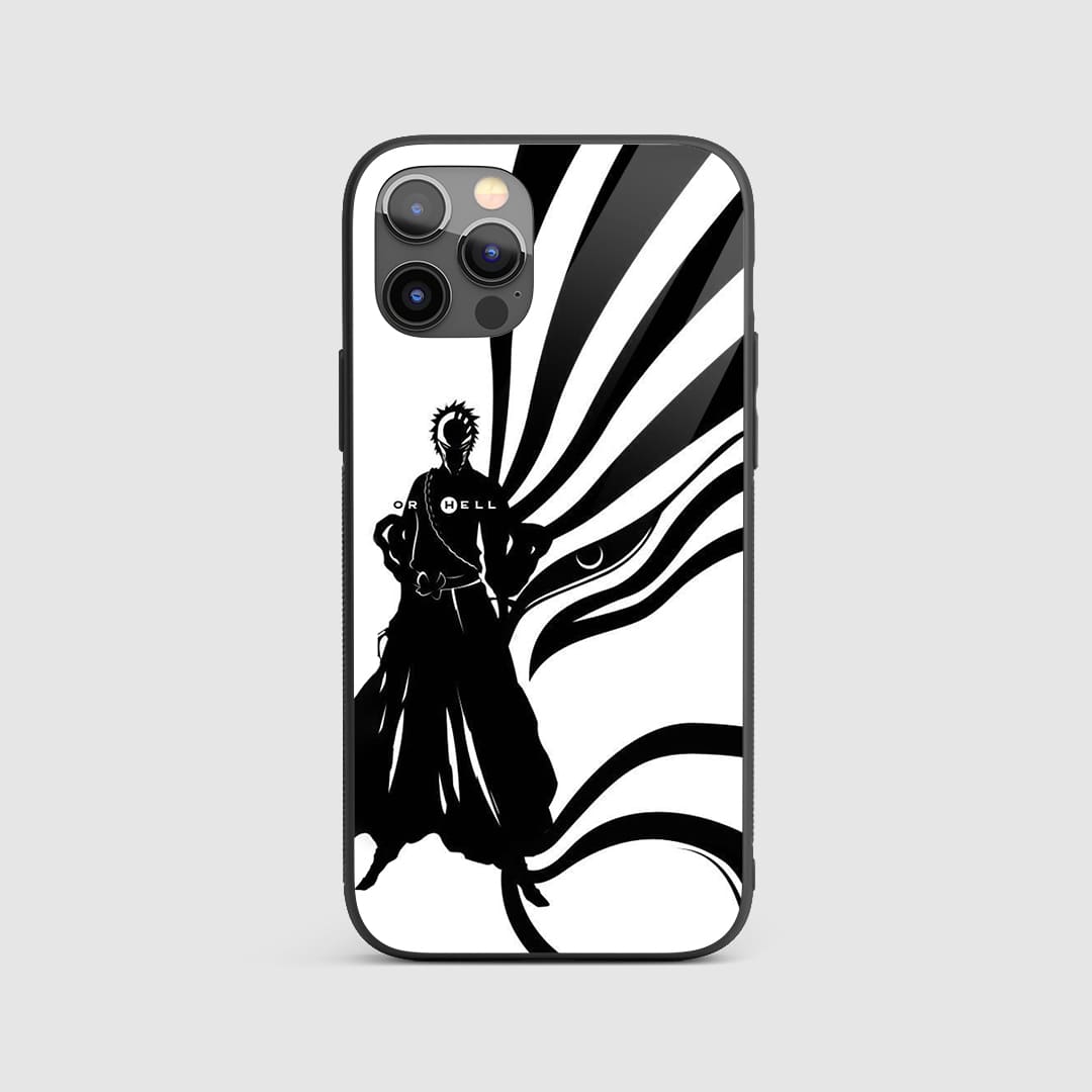 Ichigo White & Black Silicone Armored Phone Case