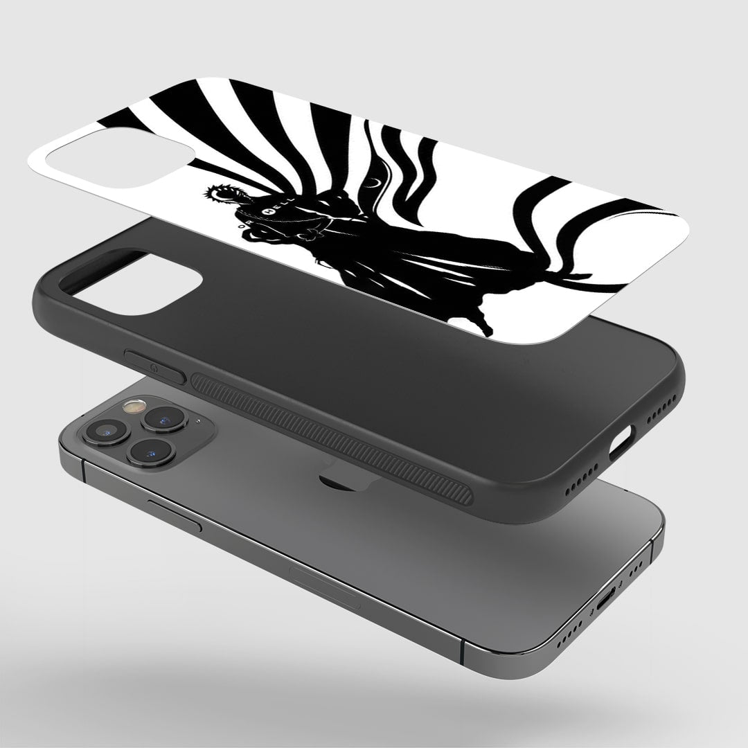 Ichigo White & Black Silicone Armored Phone Case