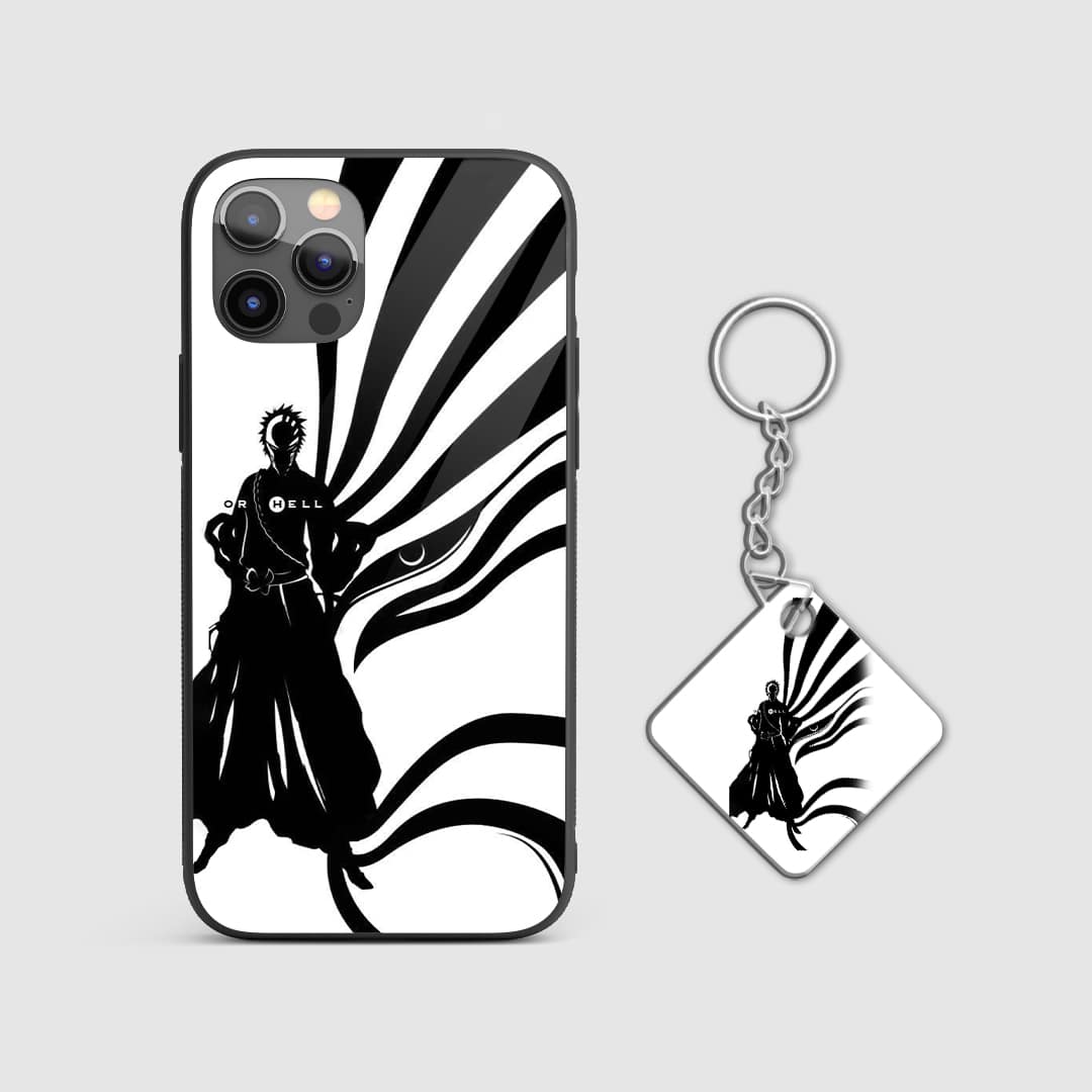 Ichigo White & Black Silicone Armored Phone Case