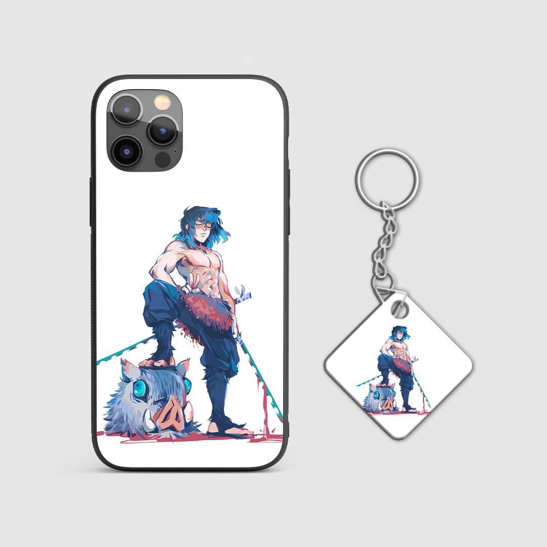 Inosuke Flexing Silicone Armored Phone Case