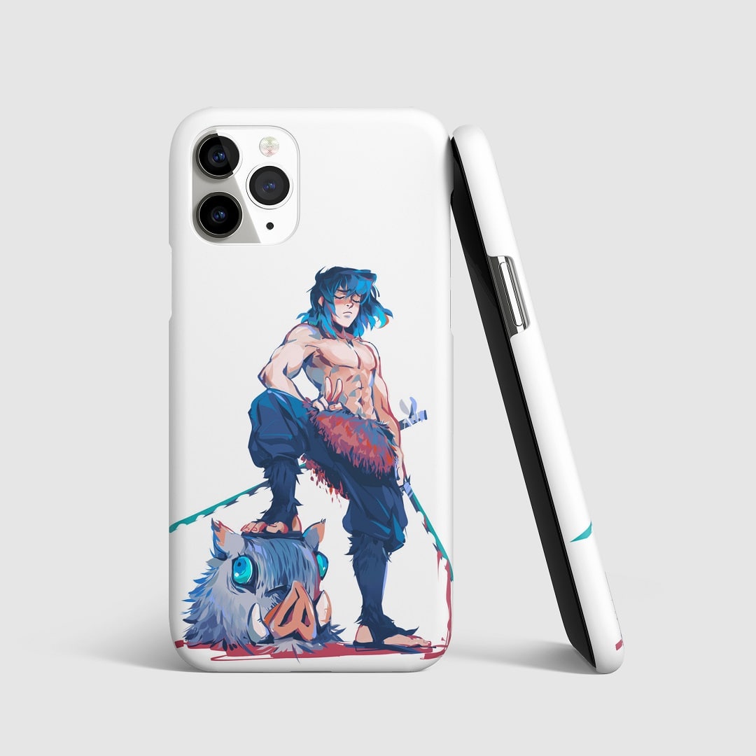 Inosuke Hashibira Flexing Phone Cover