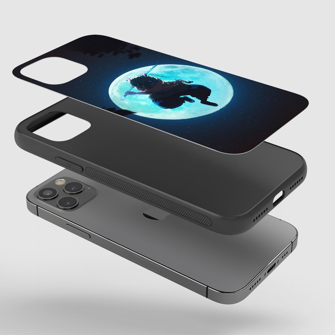 Inosuke Moon Silicone Armored Phone Case