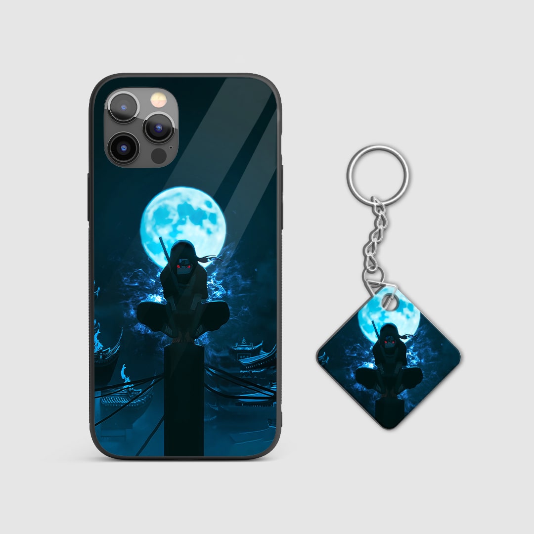 Itachi Blue Moon Silicone Armored Phone Case