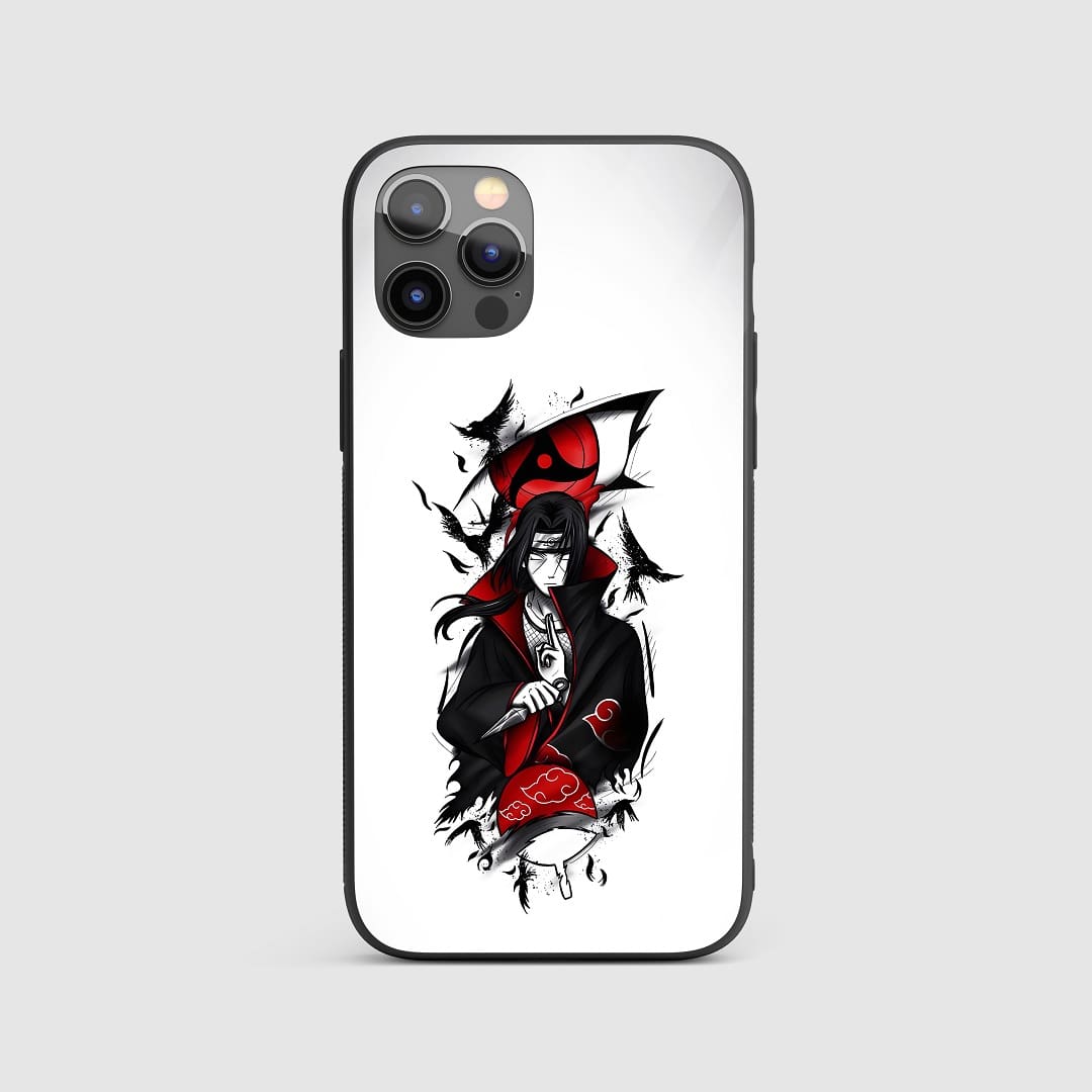 Itachi White Silicone Armored Phone Case