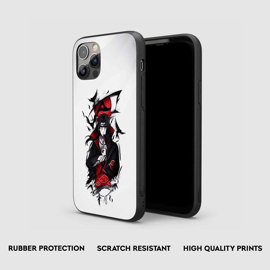 Itachi White Silicone Armored Phone Case